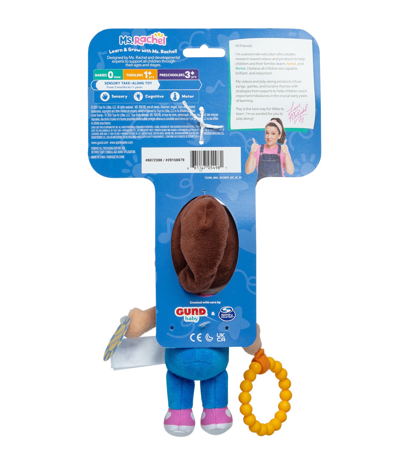 Ms. Rachel Sensory Take-Along Toy