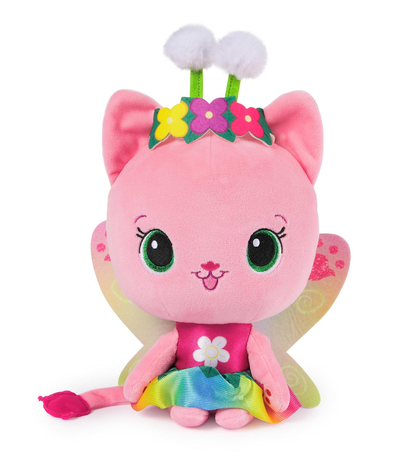 Rainbow Light-Up Kitty Fairy Plush