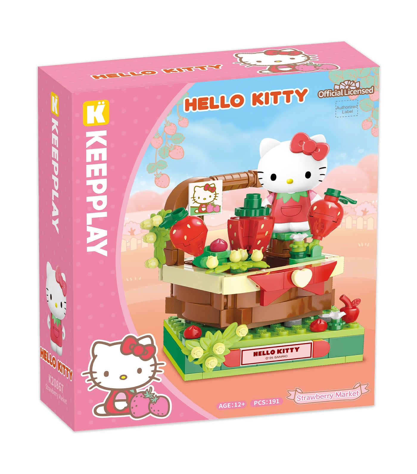 Keeppley Hello Kitty Strawberry Market