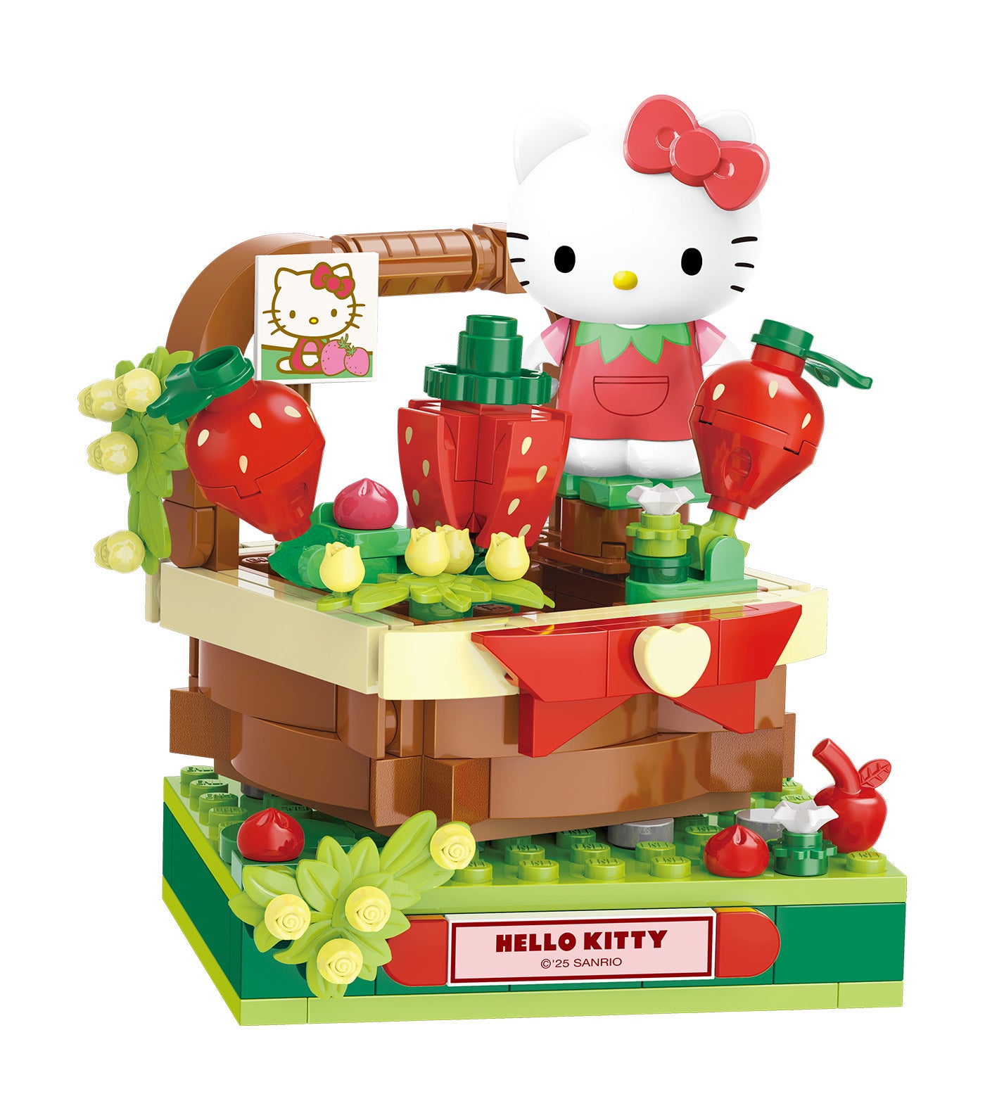 Keeppley Hello Kitty Strawberry Market