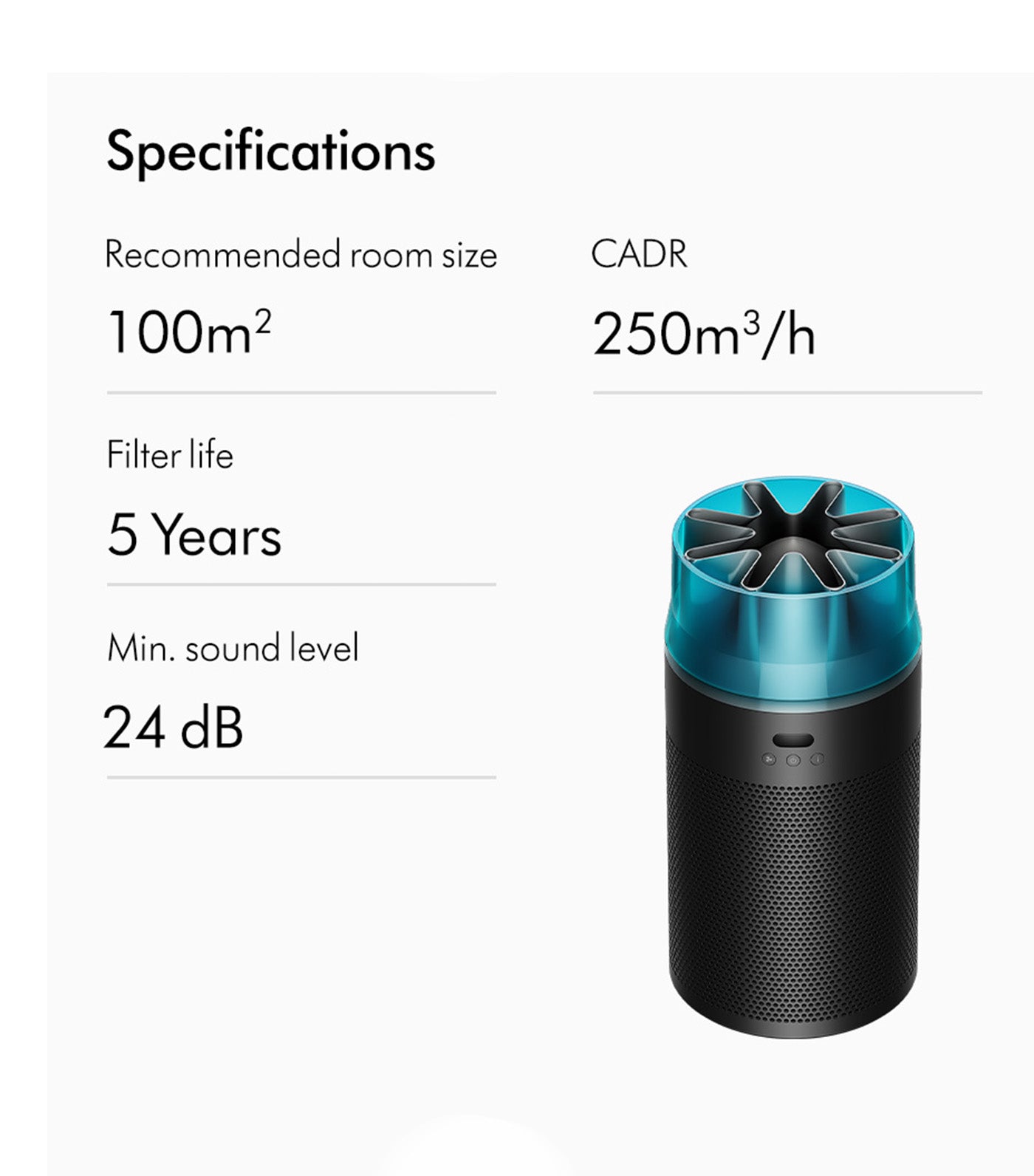 Dyson HushJet™ Purifier Compact HJ10 Black
