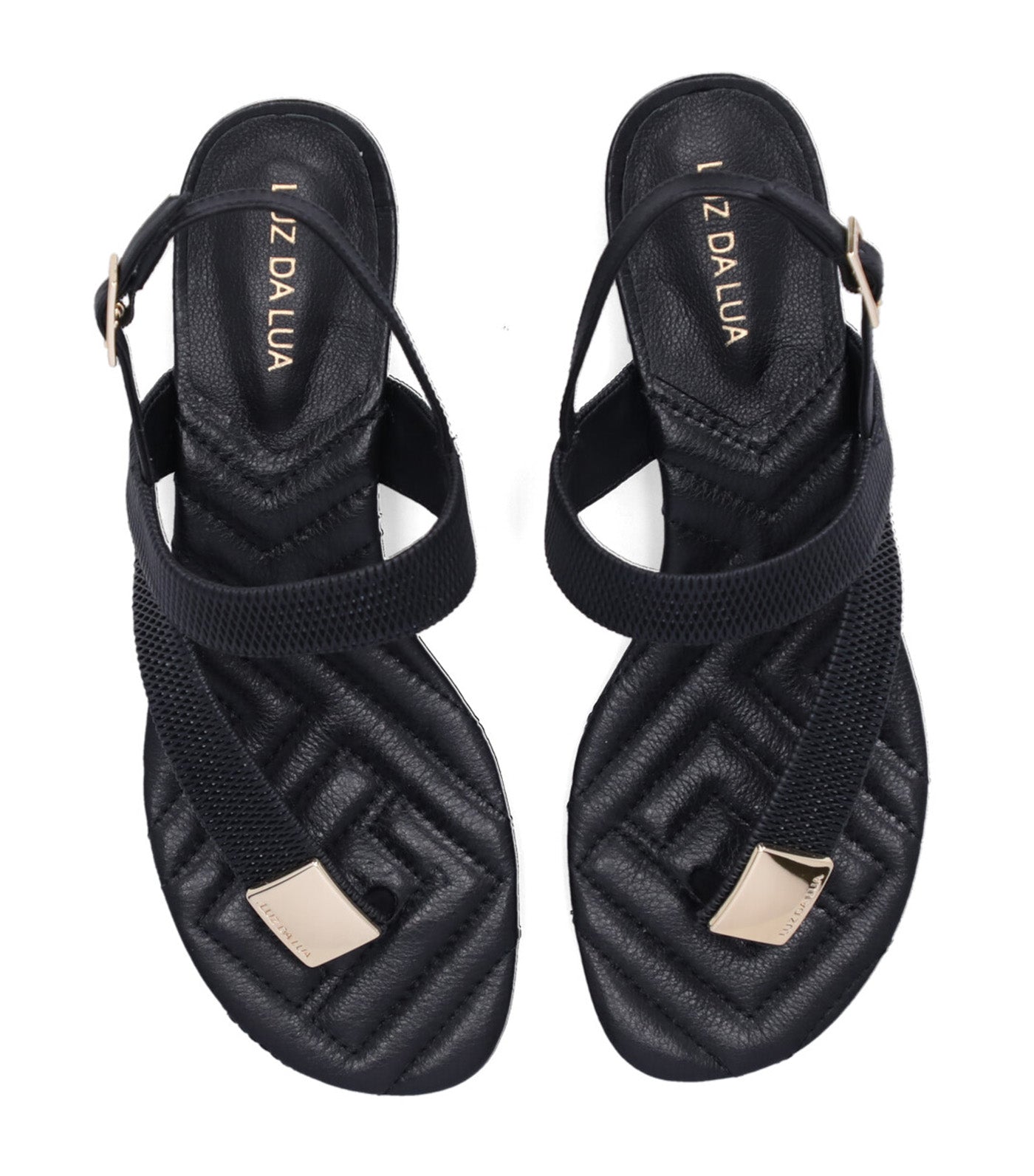 Low Block Heel Sandals Saara/Ravena Black