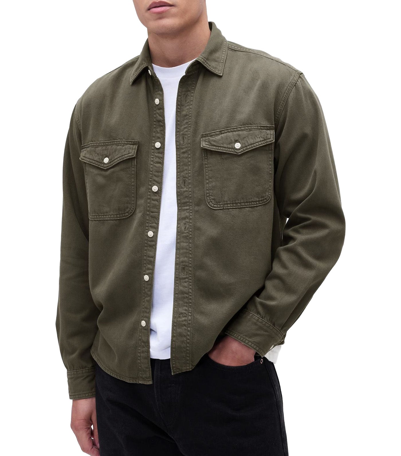 UltraSoft Denim Relaxed Shirt