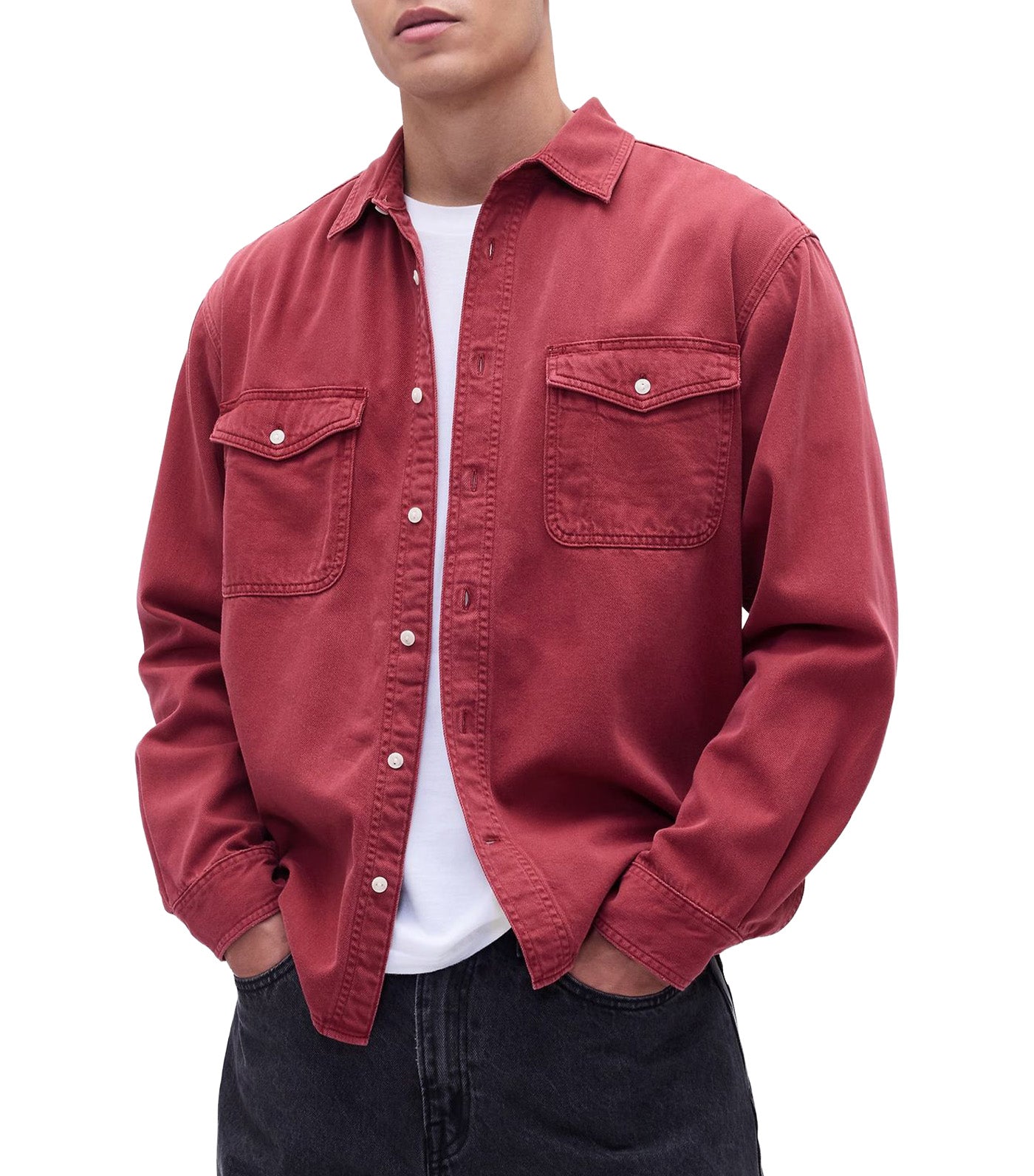 UltraSoft Denim Relaxed Shirt