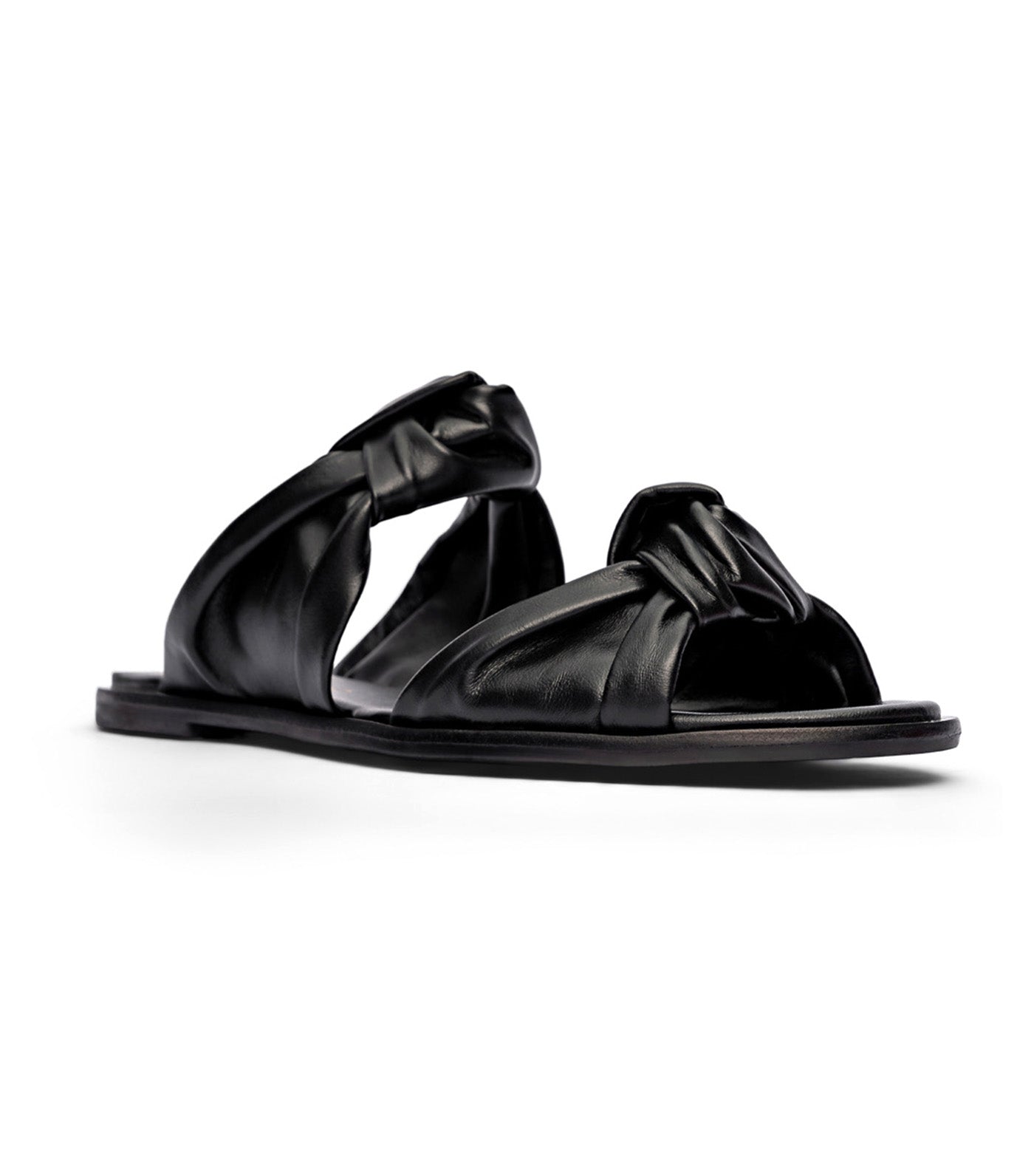 Carrano Flat Sandals Black