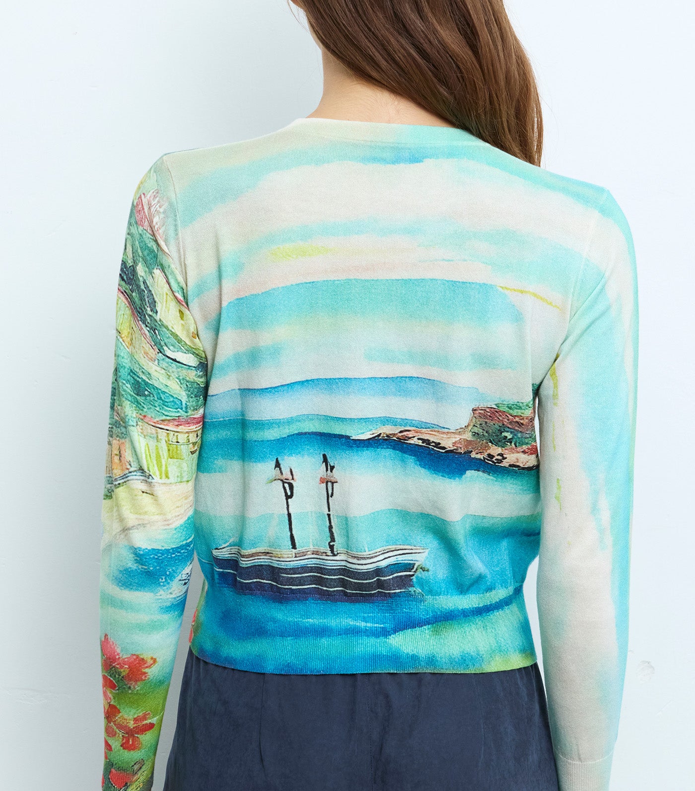 Cardigan Sweater Multicolor
