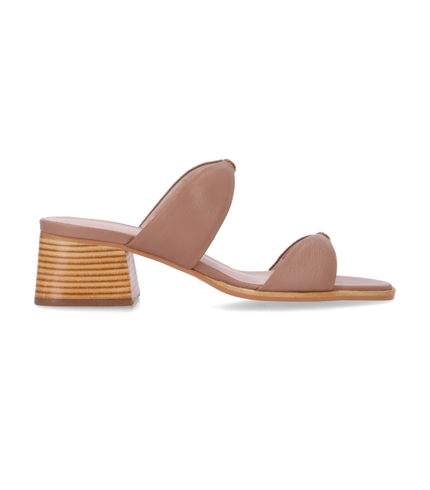 Luz da Lua Heeled Sandals Saara Mousse Brown