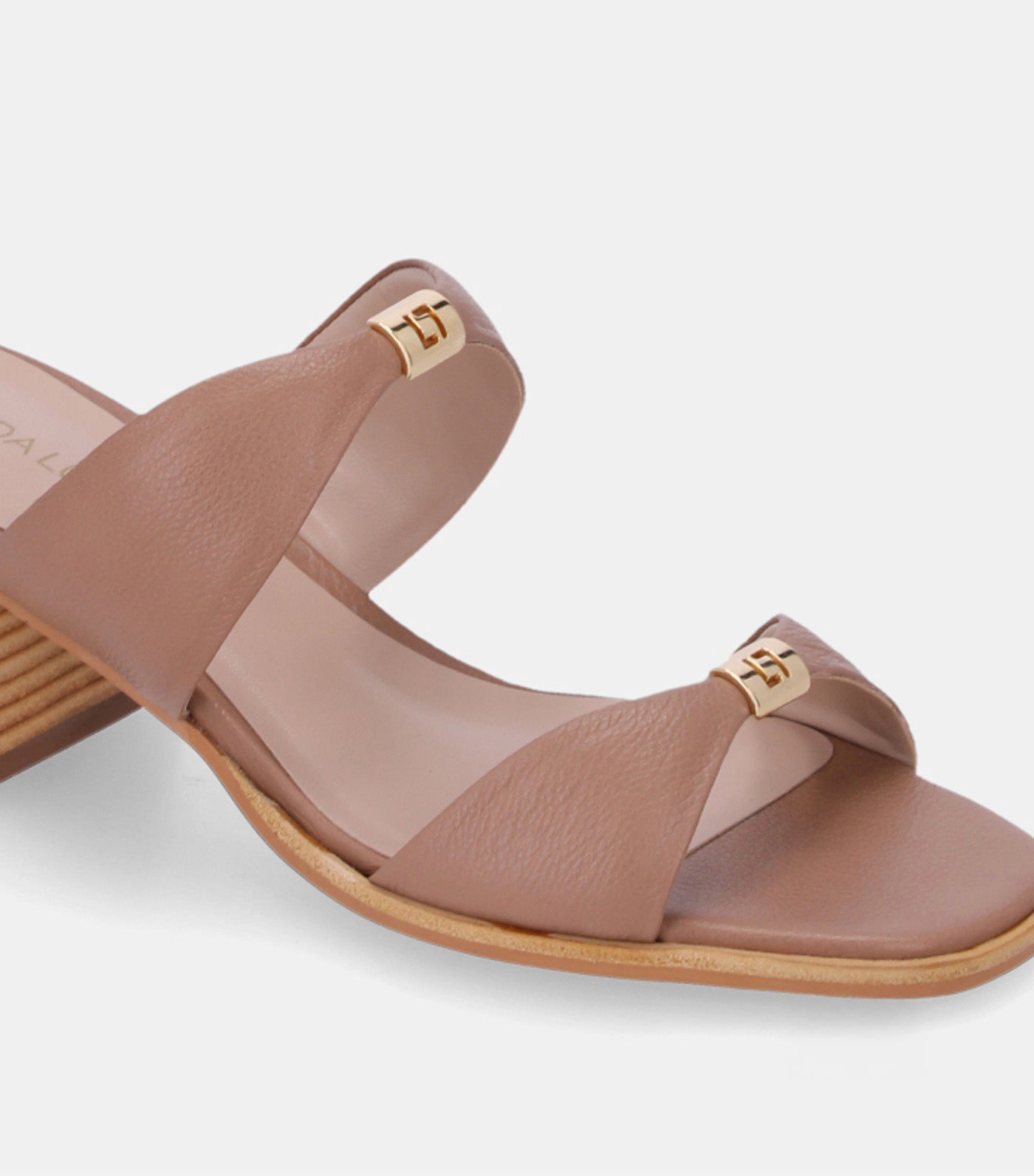 Luz da Lua Heeled Sandals Saara Mousse Brown