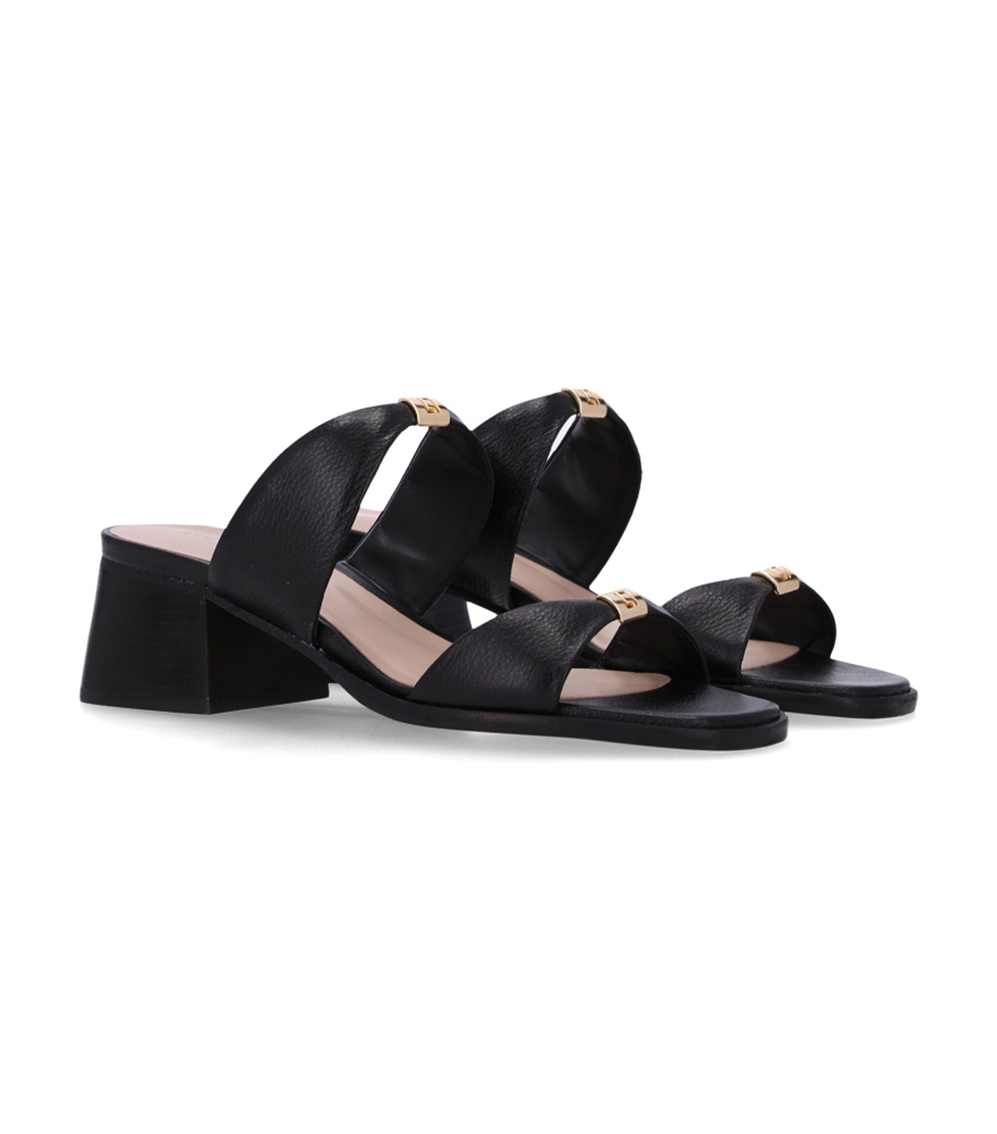 Luz da Lua Heeled Sandals Saara Black