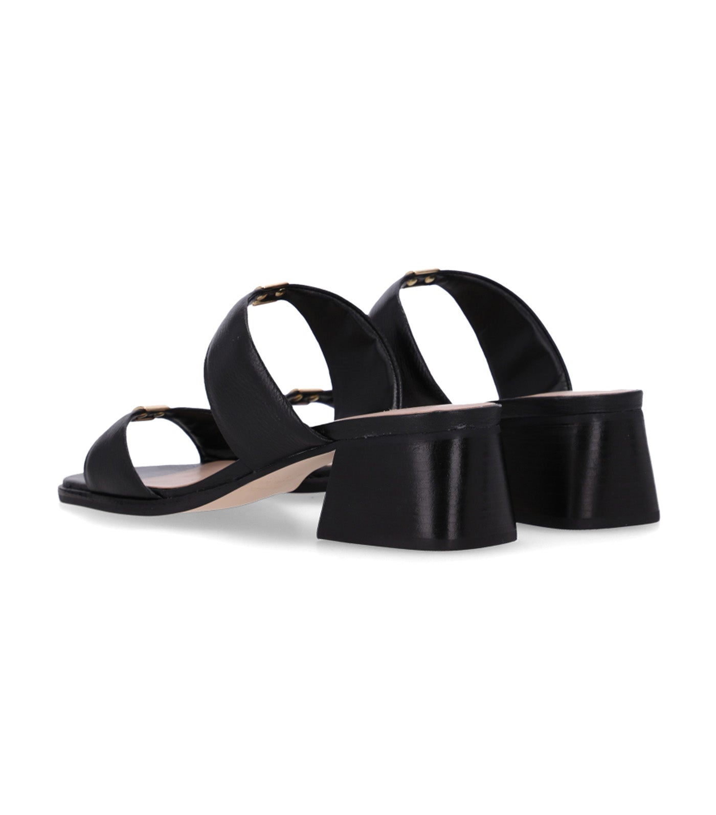 Luz da Lua Heeled Sandals Saara Black
