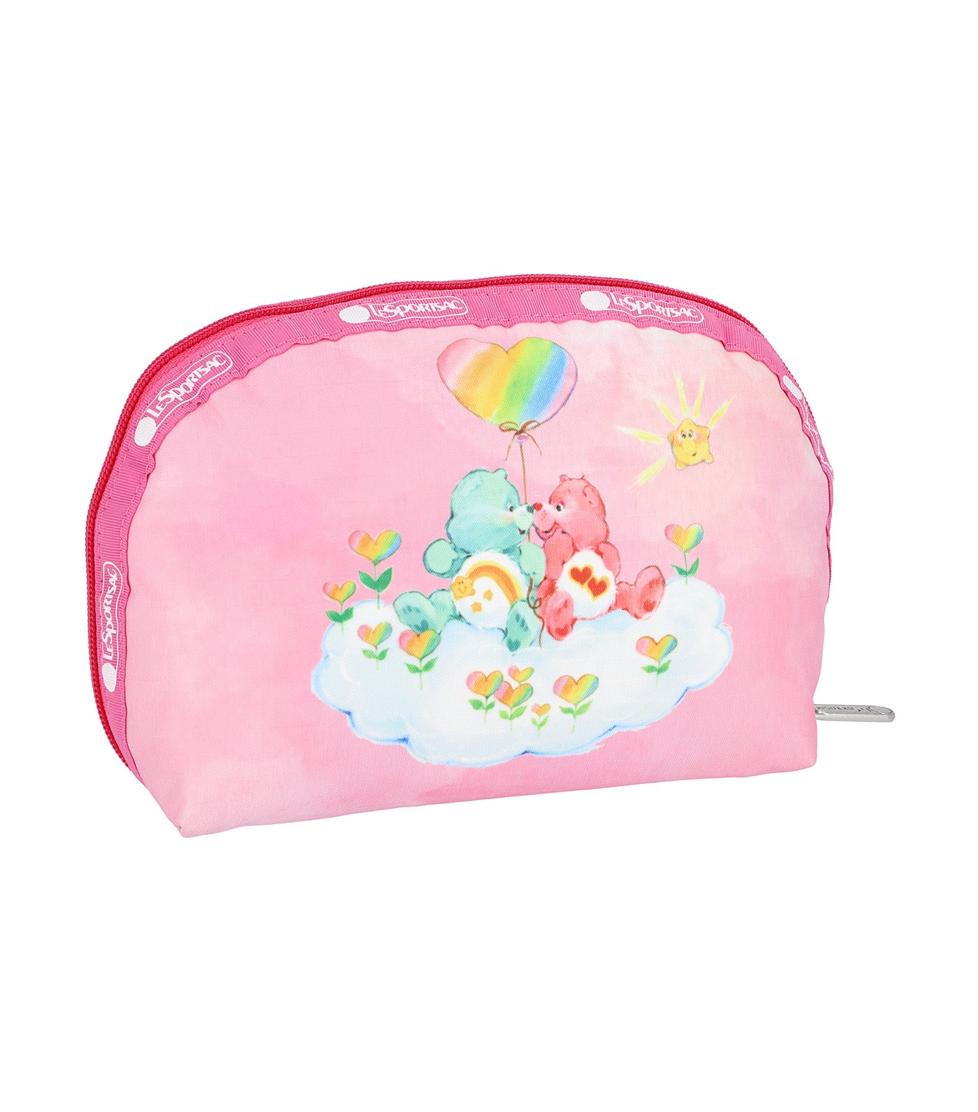 LeSportsac x Care Bears Medium Dome Cosmetic Care Bears Pink Rainbow