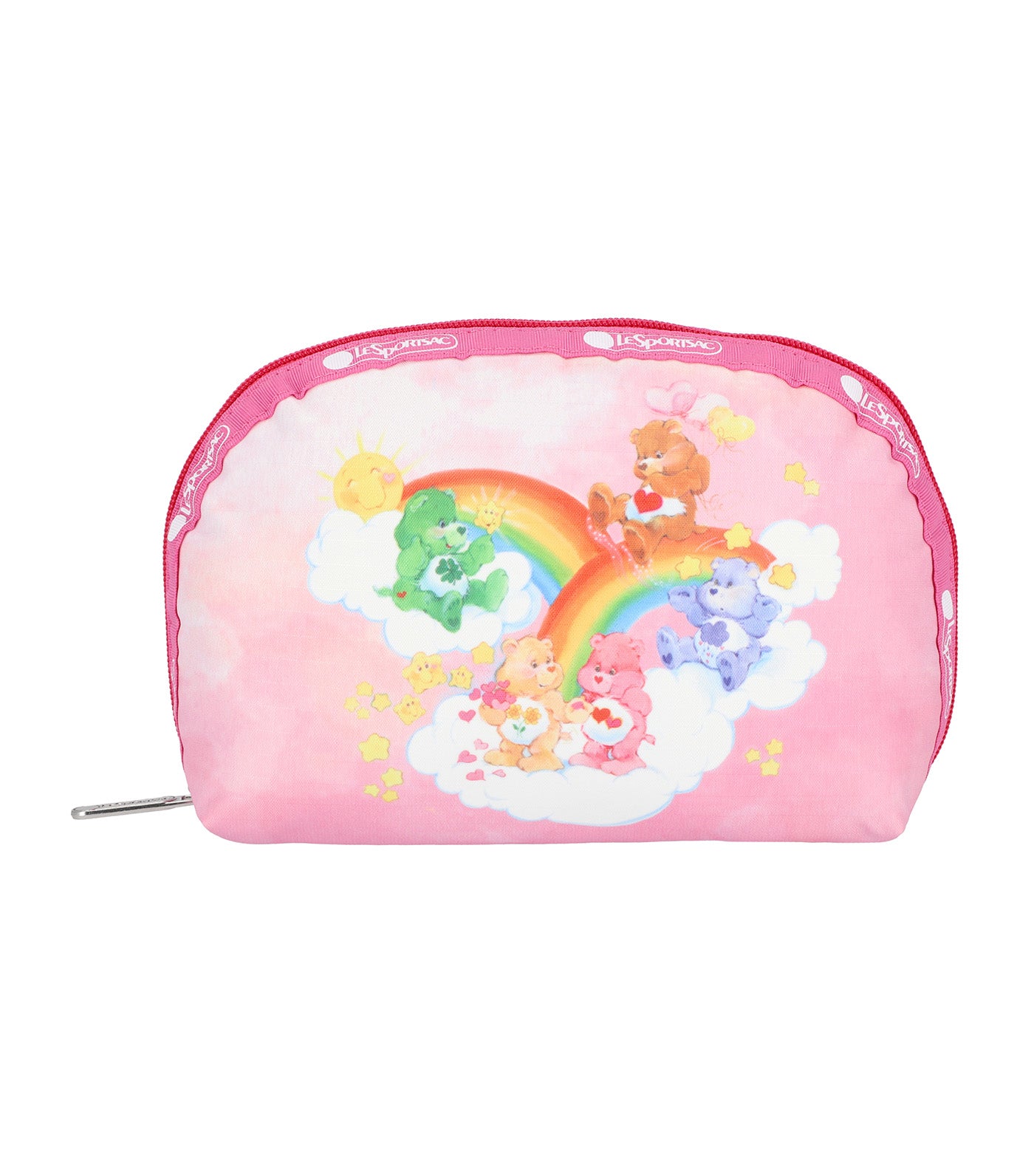 LeSportsac x Care Bears Medium Dome Cosmetic Care Bears Pink Rainbow
