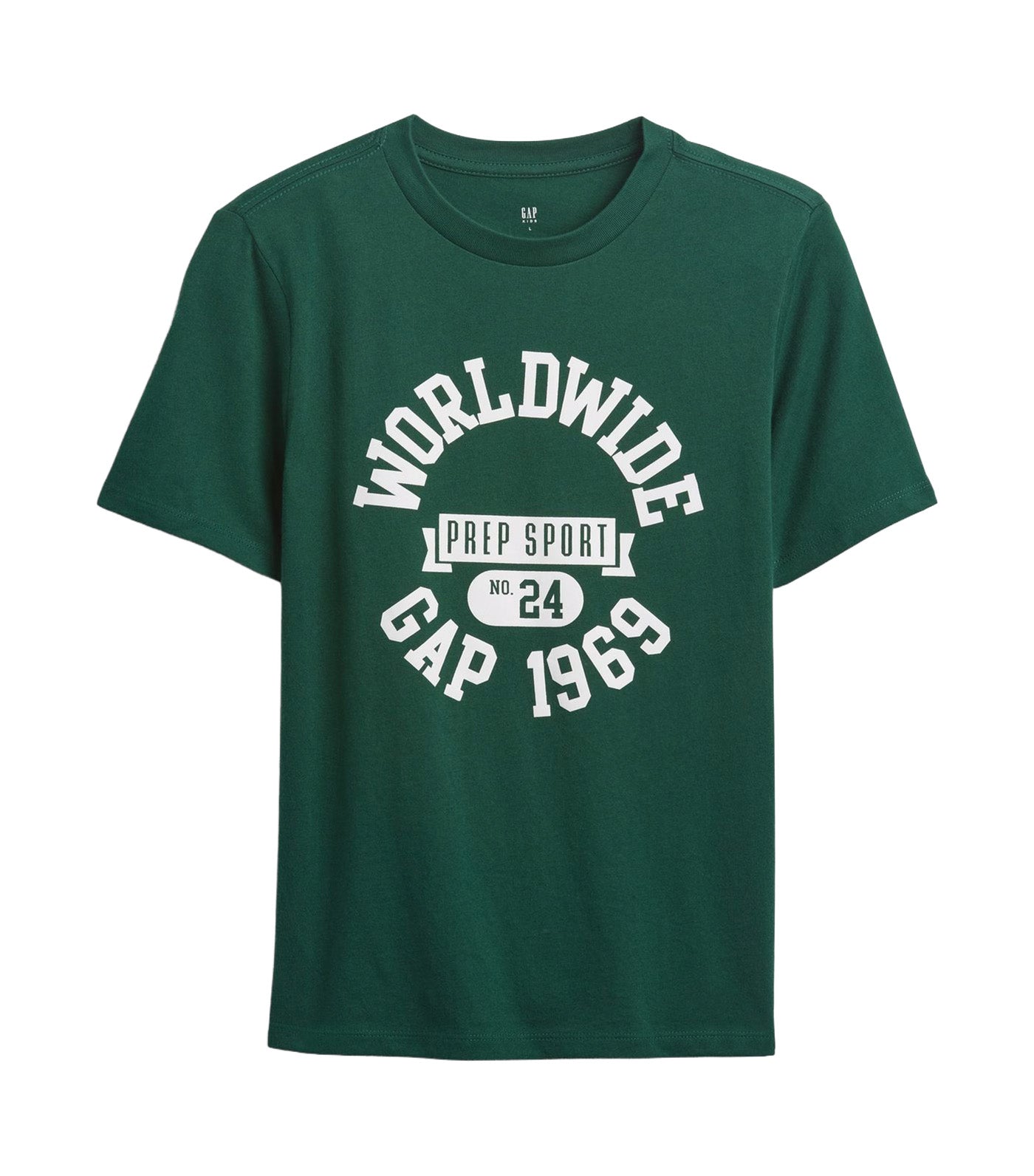 Gap Kids Logo Graphic T-Shirt Evergreen Glamour