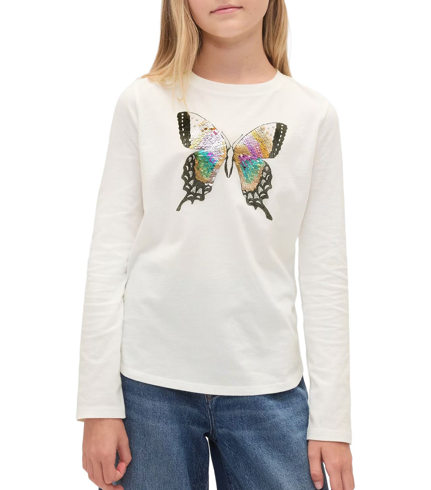 Flippy-Sequin Graphic T-Shirt