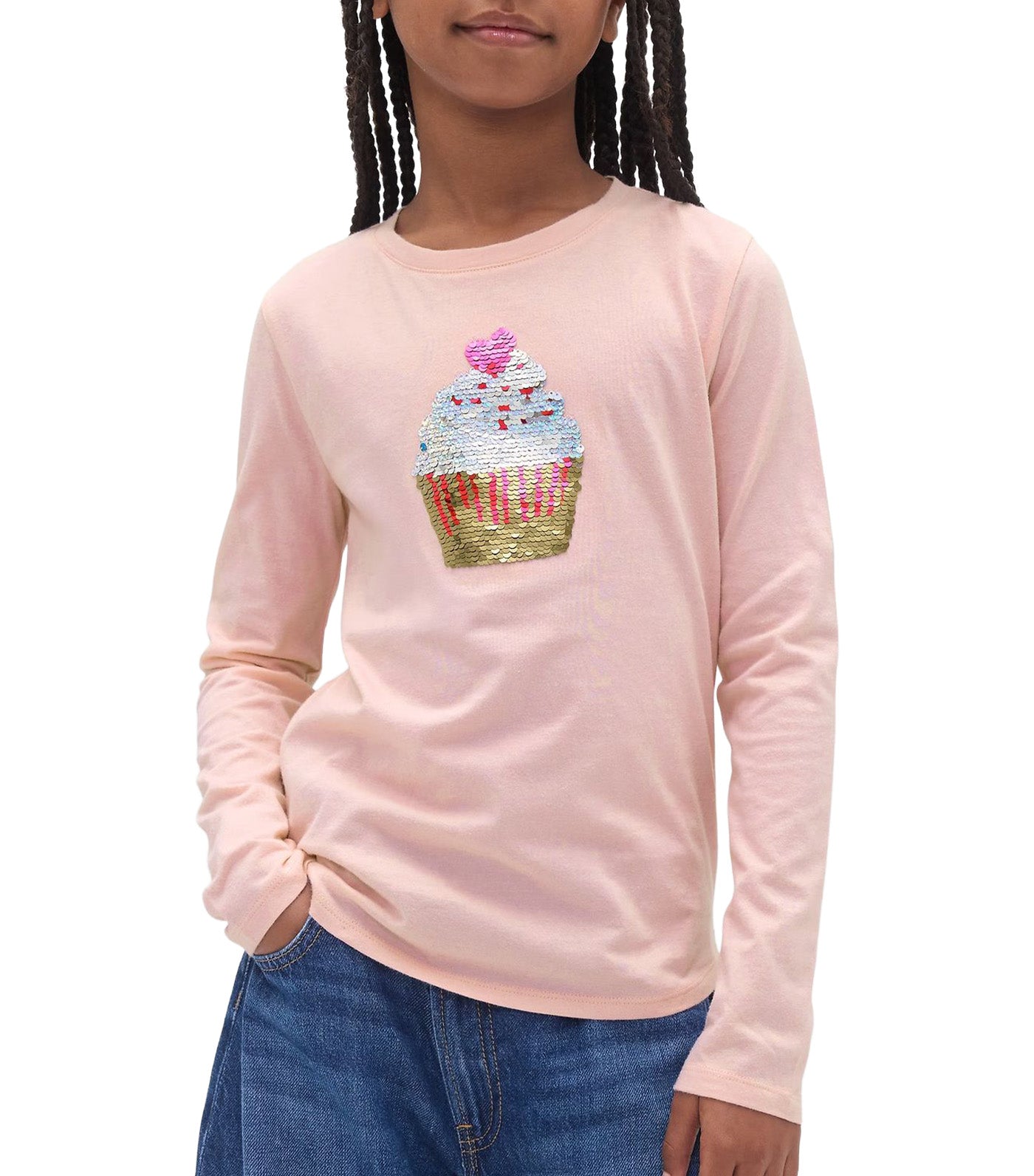 Flippy-Sequin Graphic T-Shirt