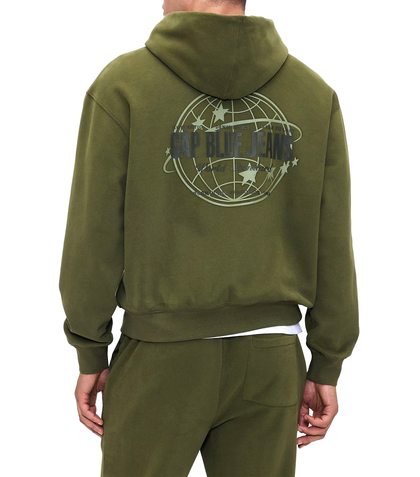 VintageSoft Jeans Zip Hoodie