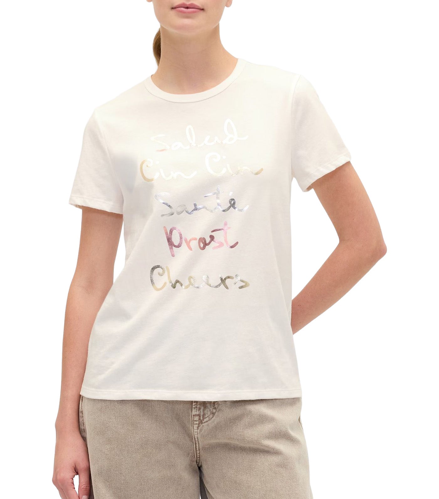 GAP Favorite Graphic T-Shirt New Off White