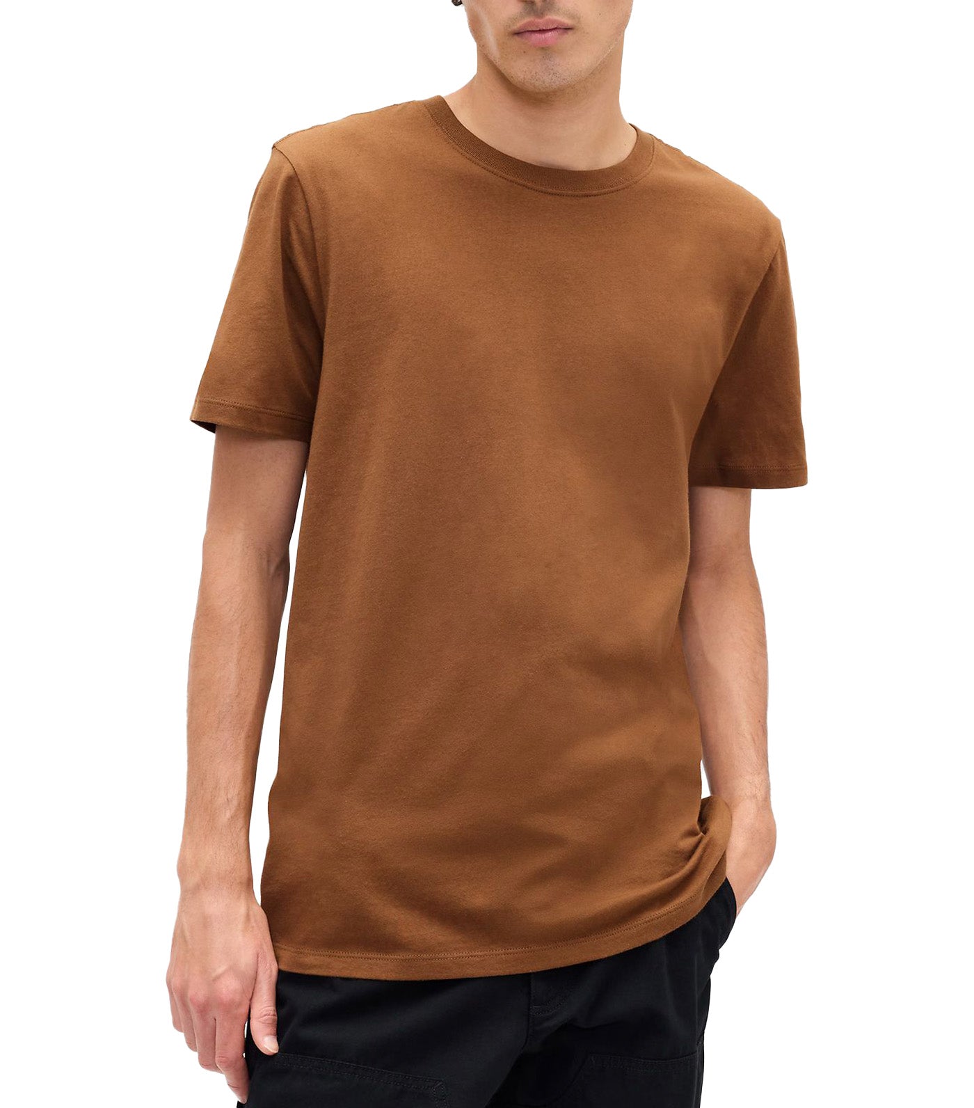 GAP Everyday Soft Crewneck T-Shirt Rich Ginger