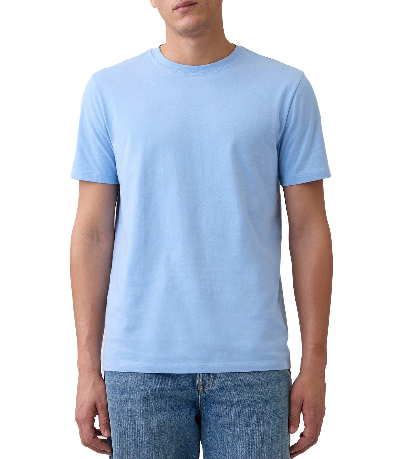 GAP Everyday Soft Crewneck T-Shirt Wind Blue