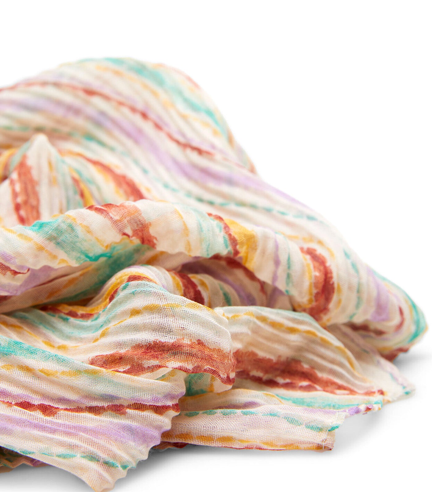 Diffused Stripes Scarf Multicolor