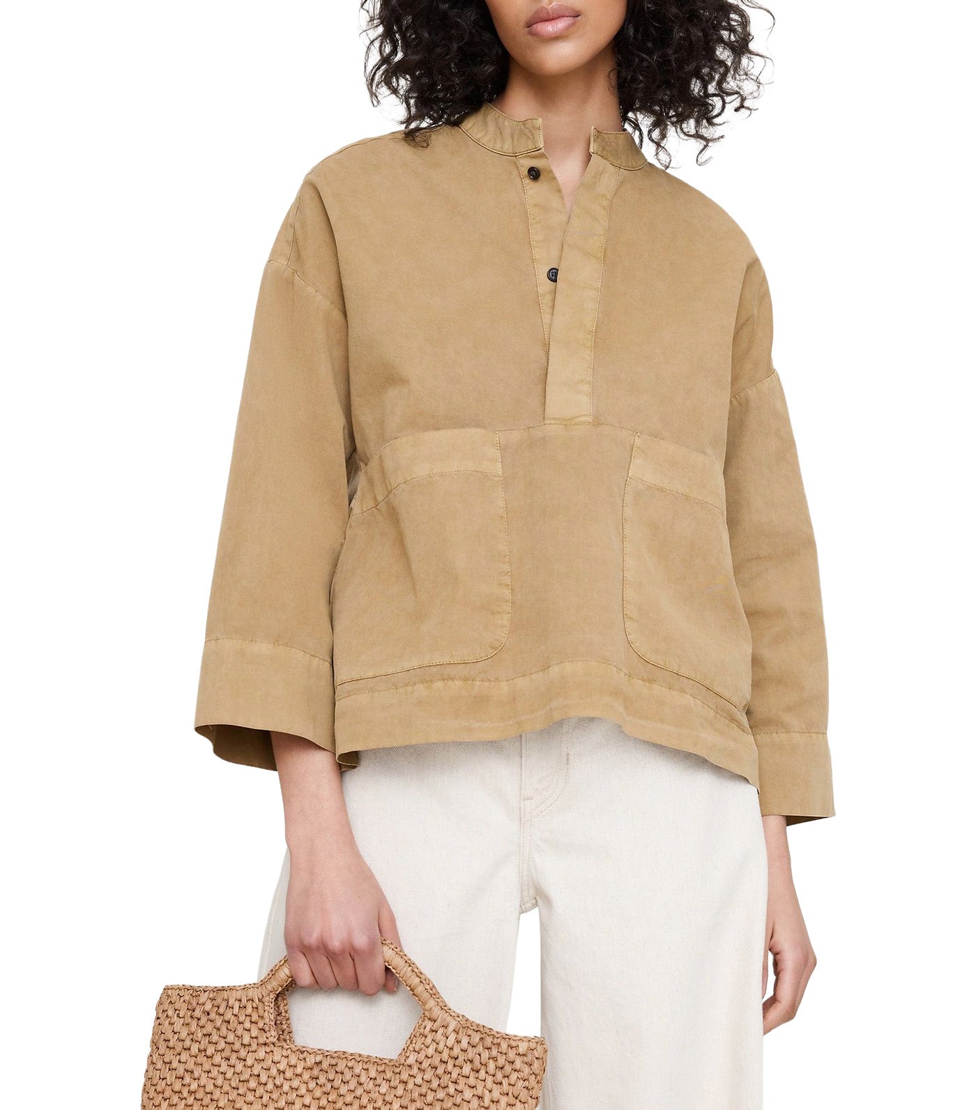 Cotton Popover Top