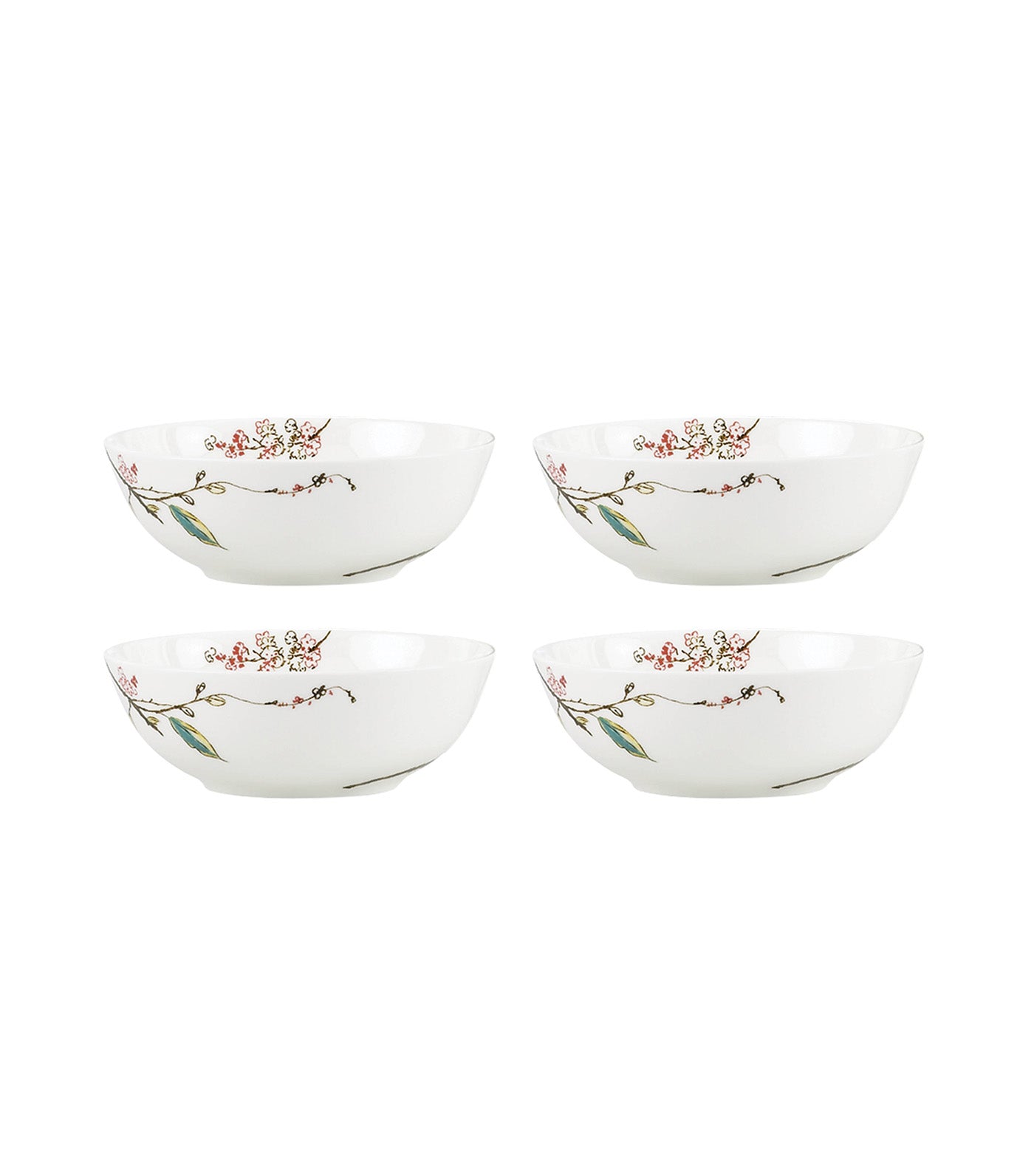 Chirp Dinnerware Collection White and Teal