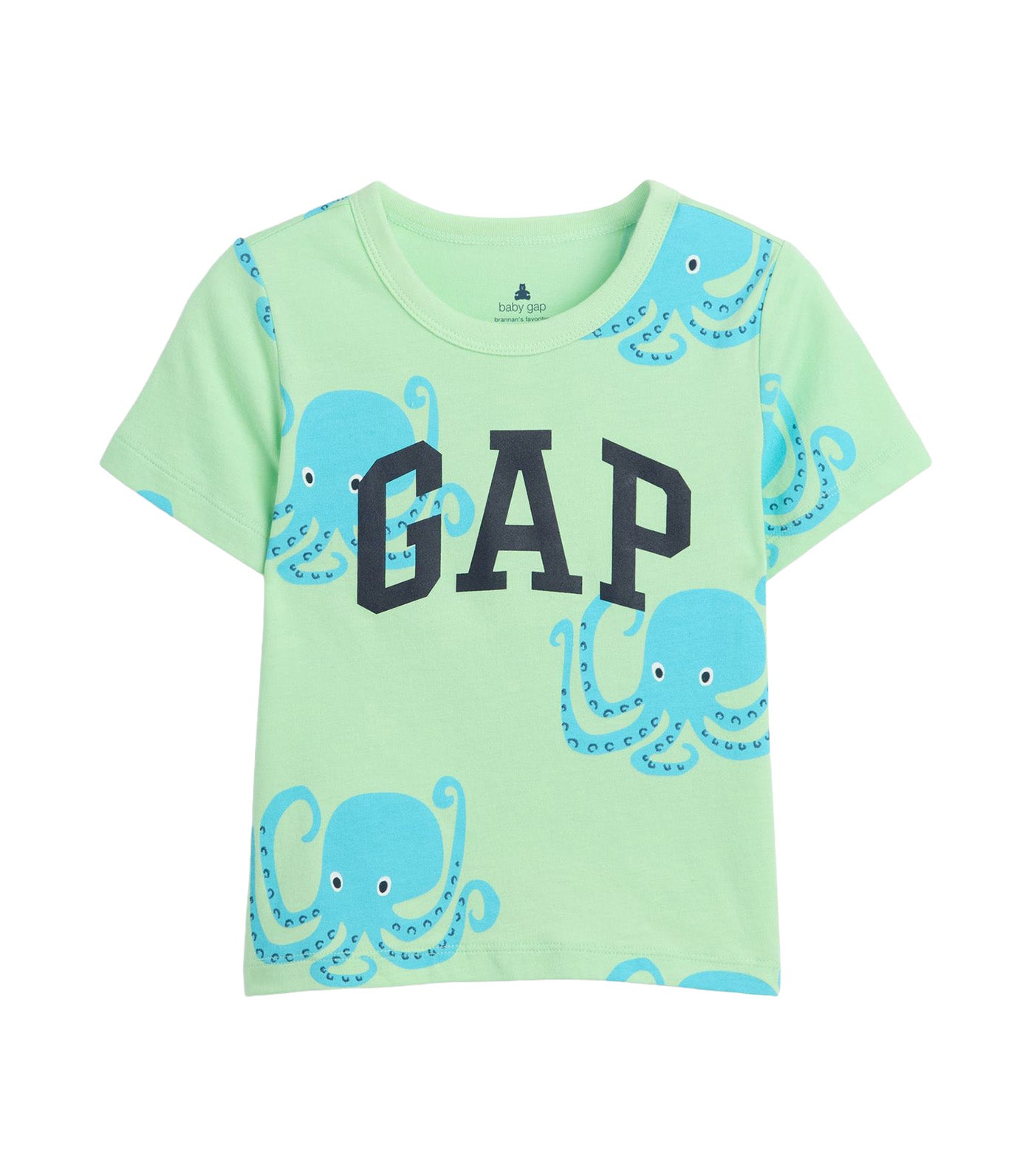 Baby and Toddler Graphic Logo T-Shirt Green