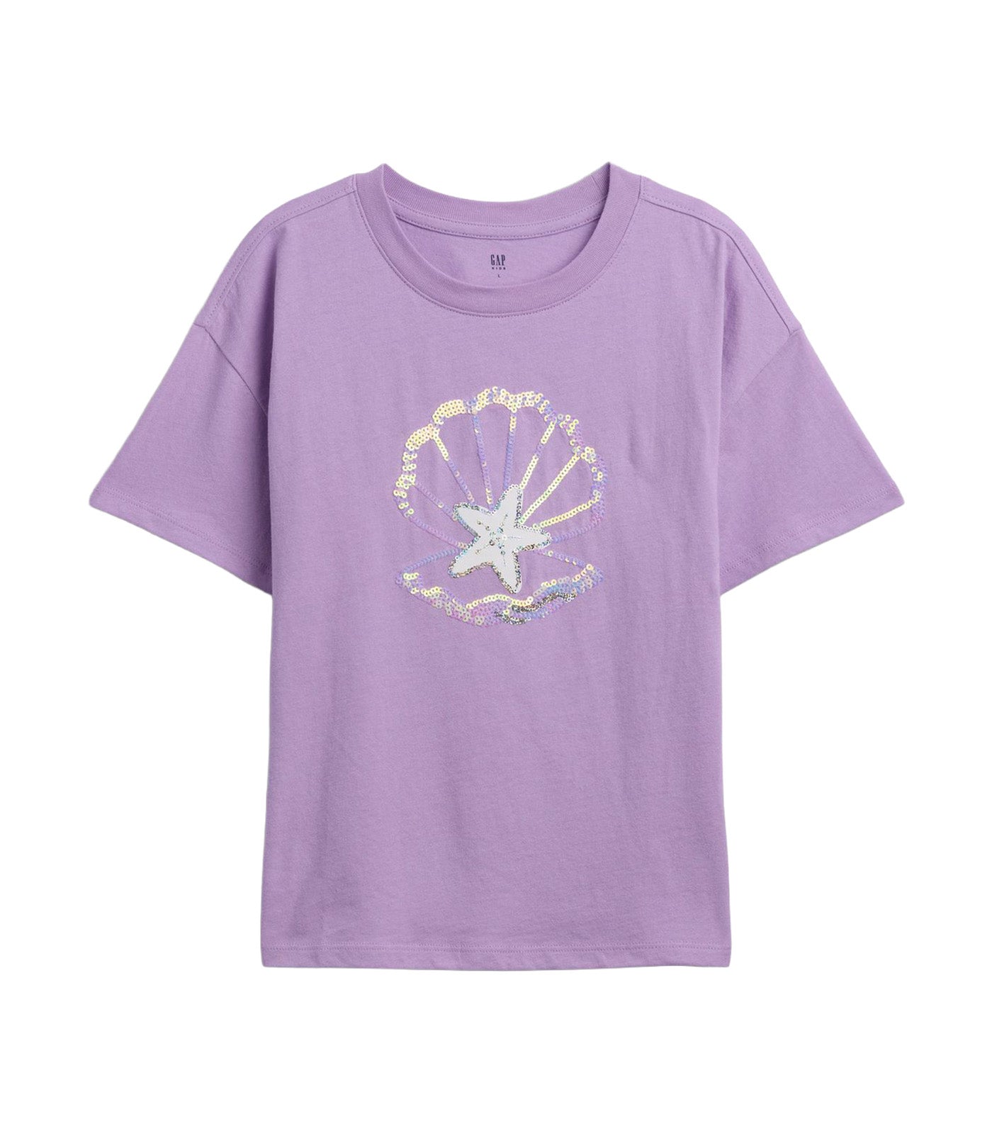 Kids Relaxed Graphic T-Shirt Salt Air Purple