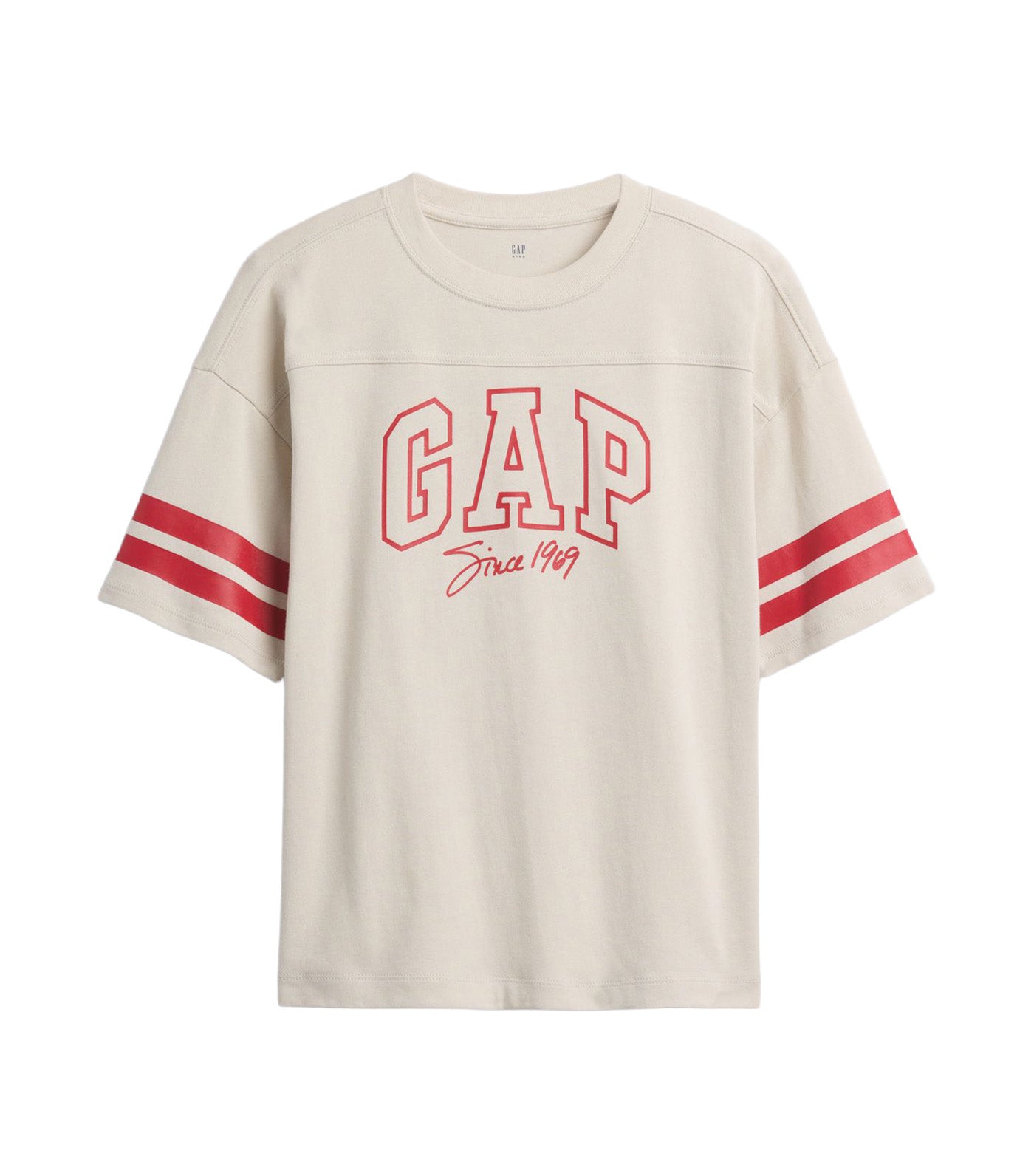 Heavyweight Oversized Logo Seam T-Shirt Regular Gray