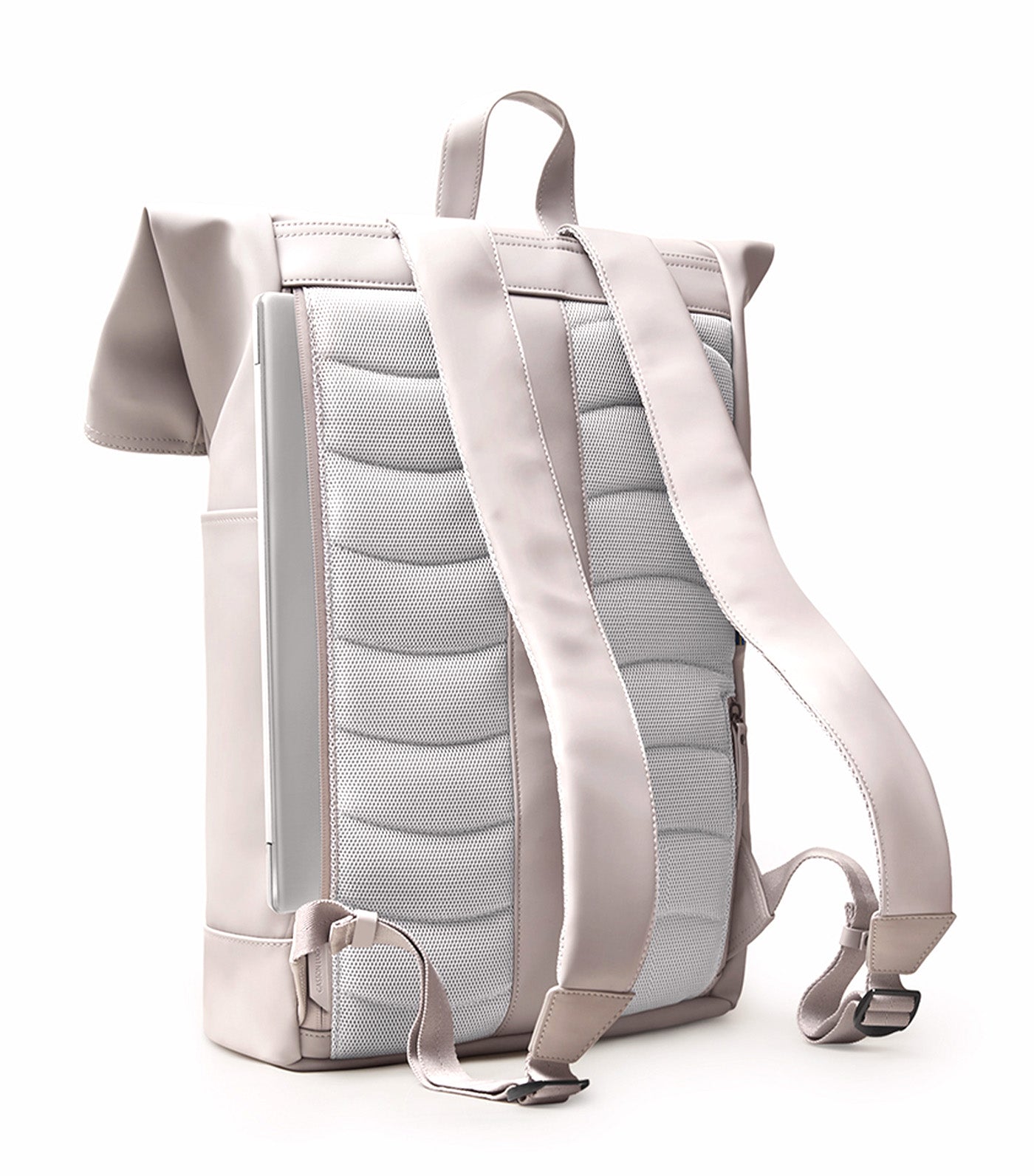 Gaston Luga Rullen Backpack 16in Taupe | Rustan's