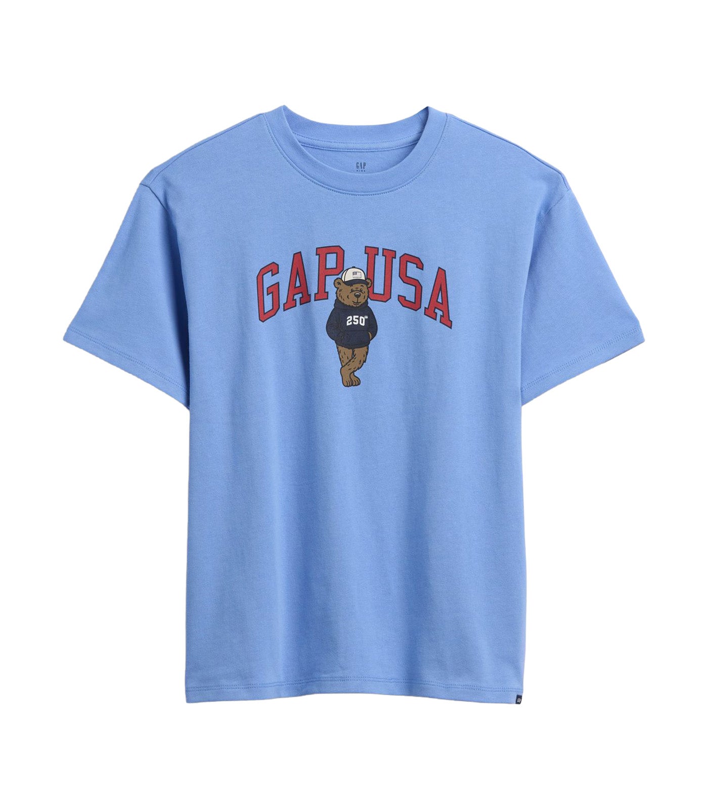 USA Logo T-Shirt Blue