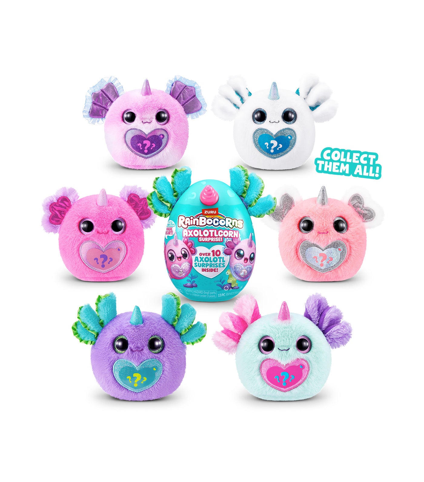 Axolotlcorn Surprise S1 Plush Soft Multicolor