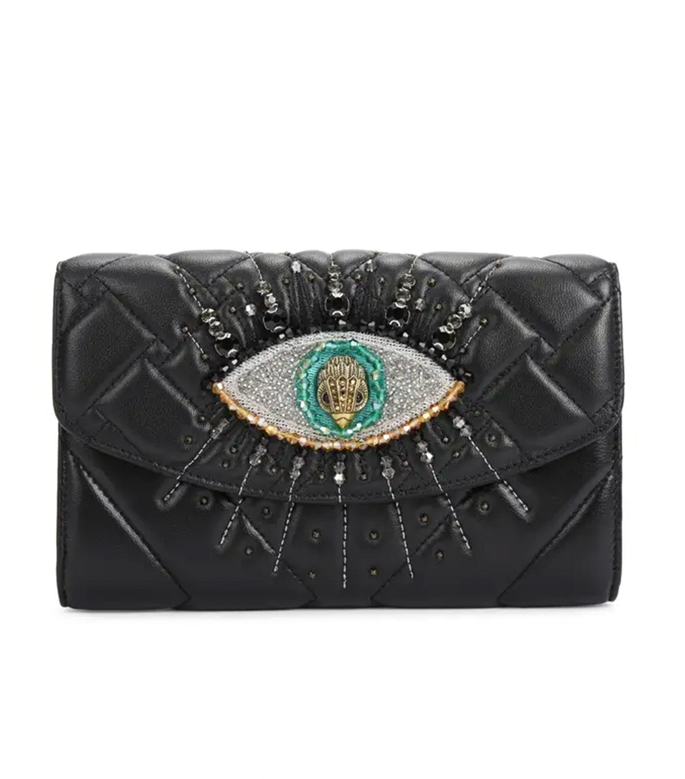 Kensington Evil Eye Wallet on Chain Black