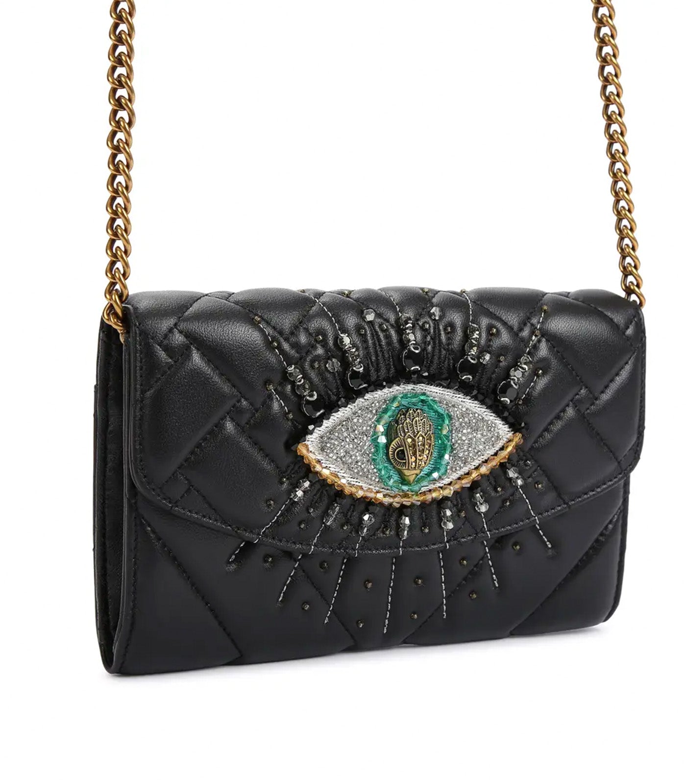 Kensington Evil Eye Wallet on Chain Black