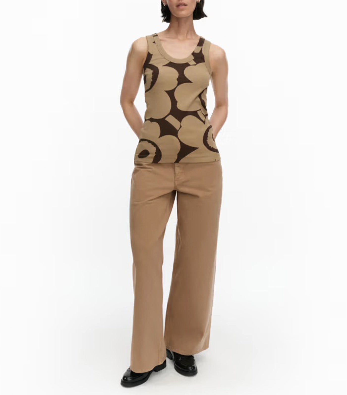 Uusia Unikko Top Brown/Dark Brown