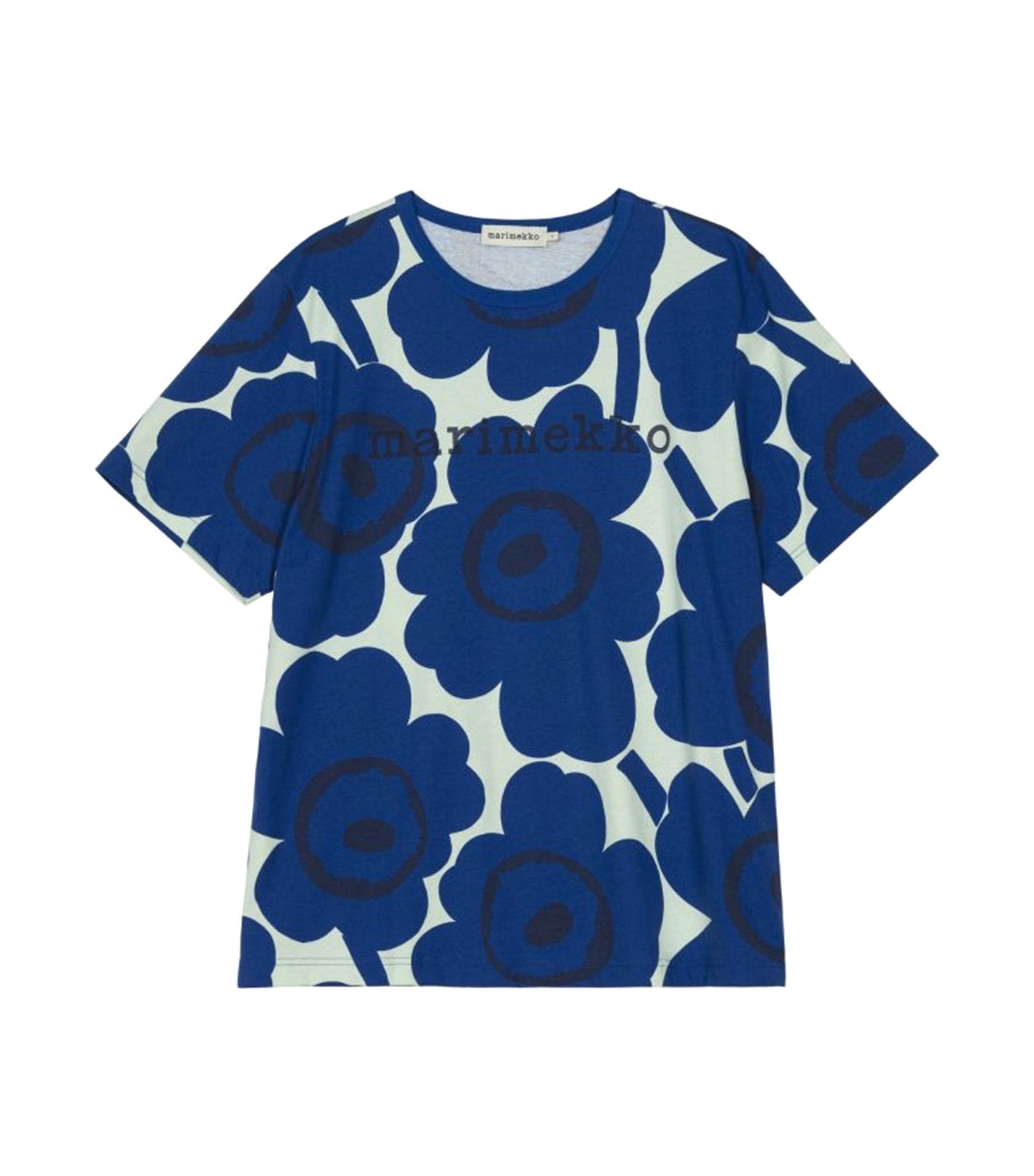 Vihne Unikko T-Shirt Light Green/Navy