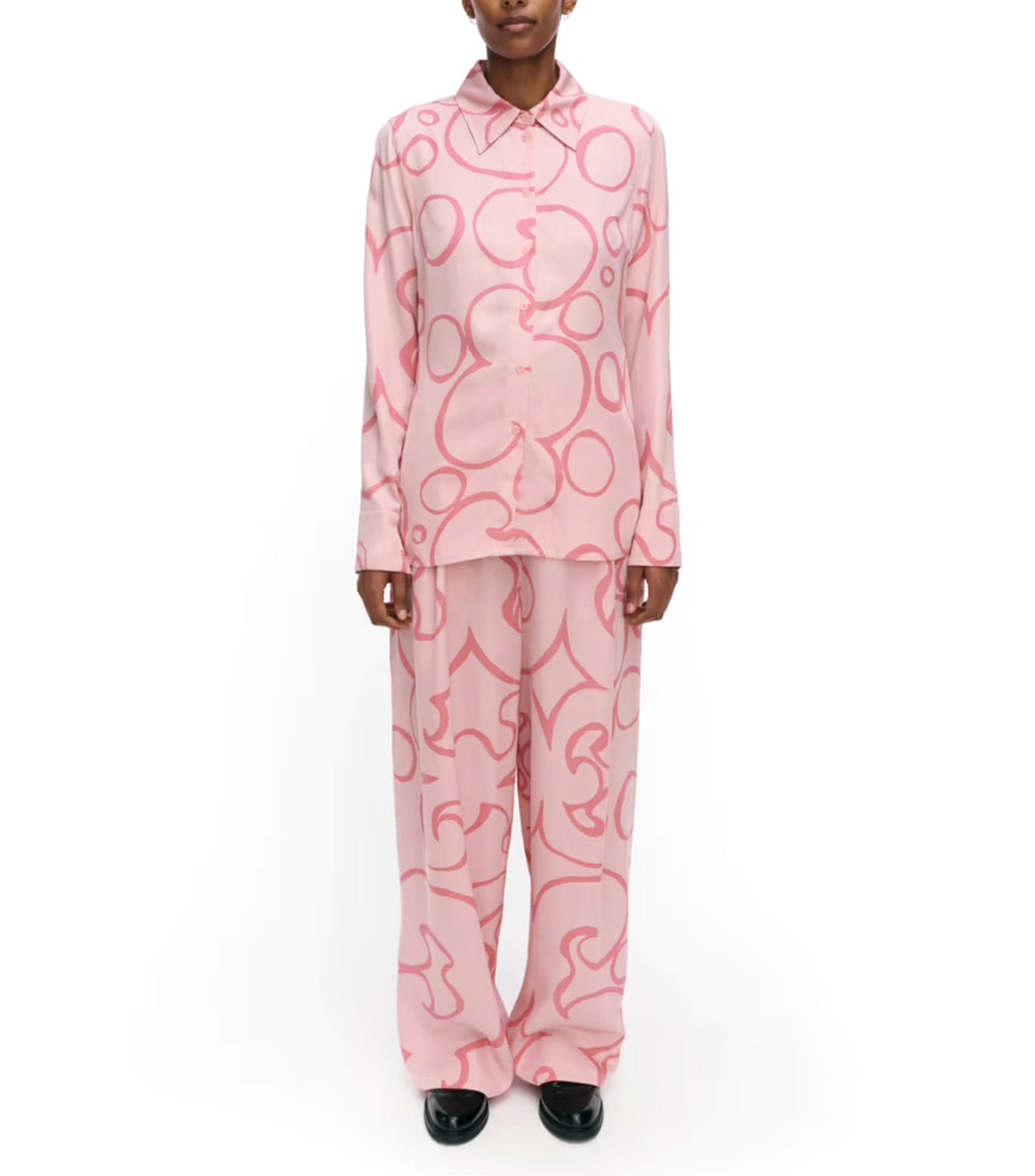 Nähtävyys Keidas Trousers Light Pink/Light Pink