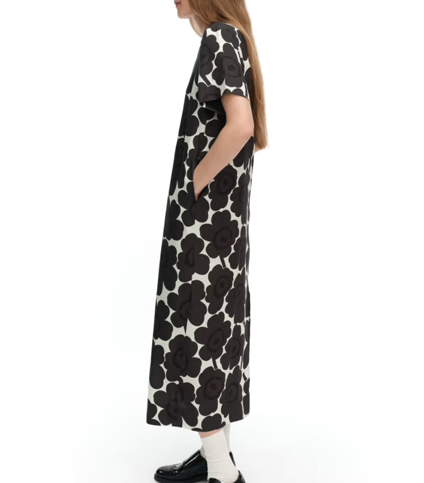 Kuvaelma Unikko Dress Dark Gray/Off-White