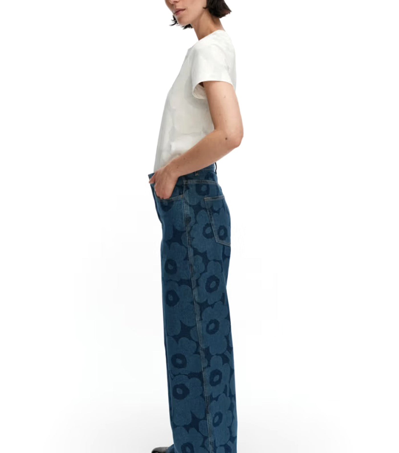 Maridenim Wide Unikko Jeans Mid Indigo