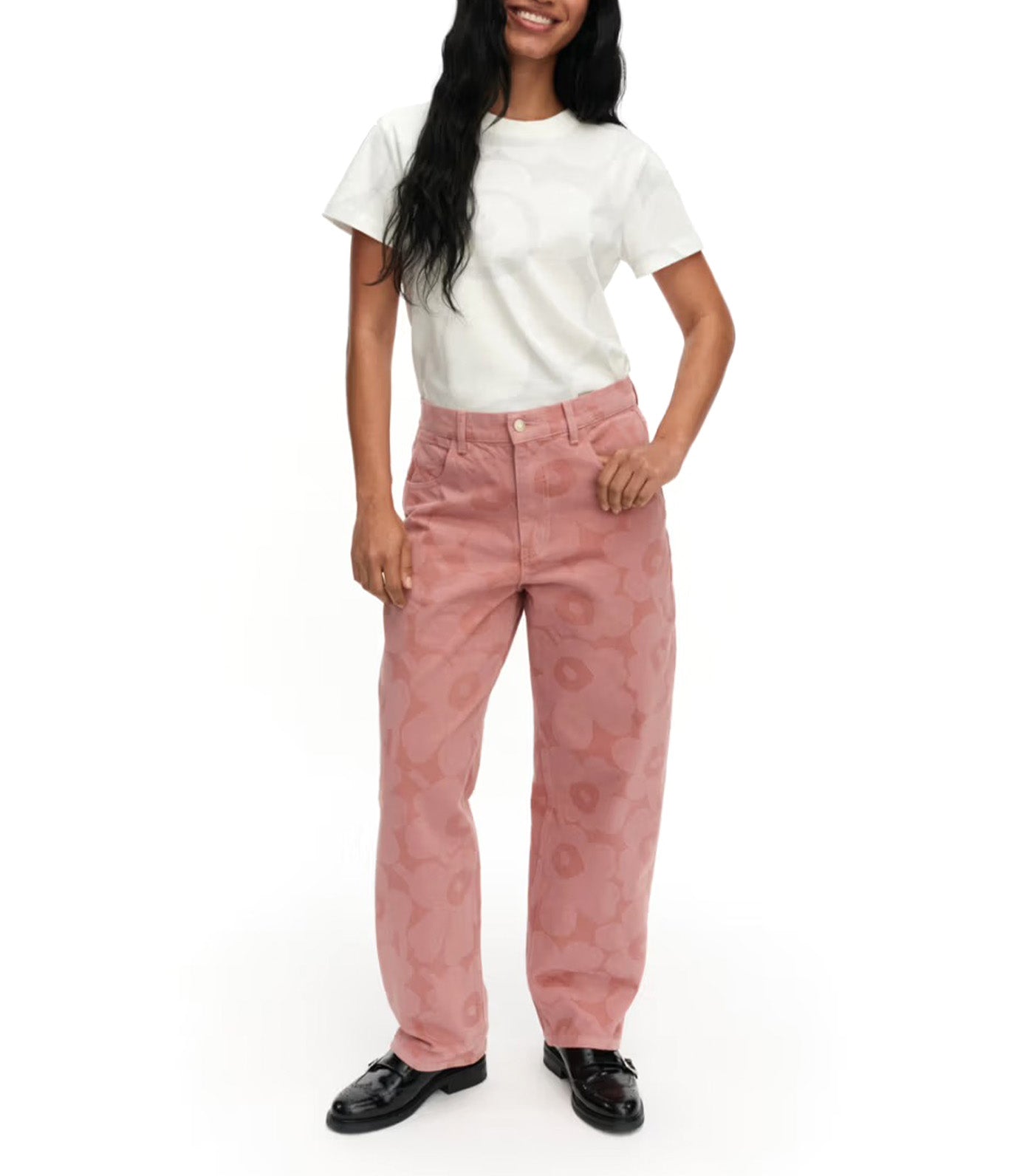 Maridenim Barrel Unikko Jeans Pink/Light Pink