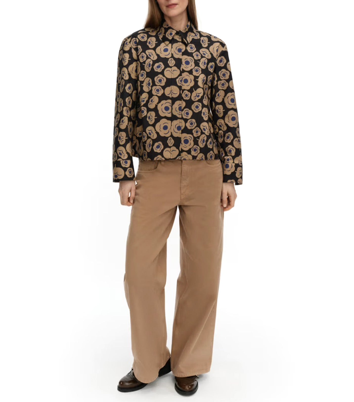 Luotta Tumma Blouse Black/Beige/Blue