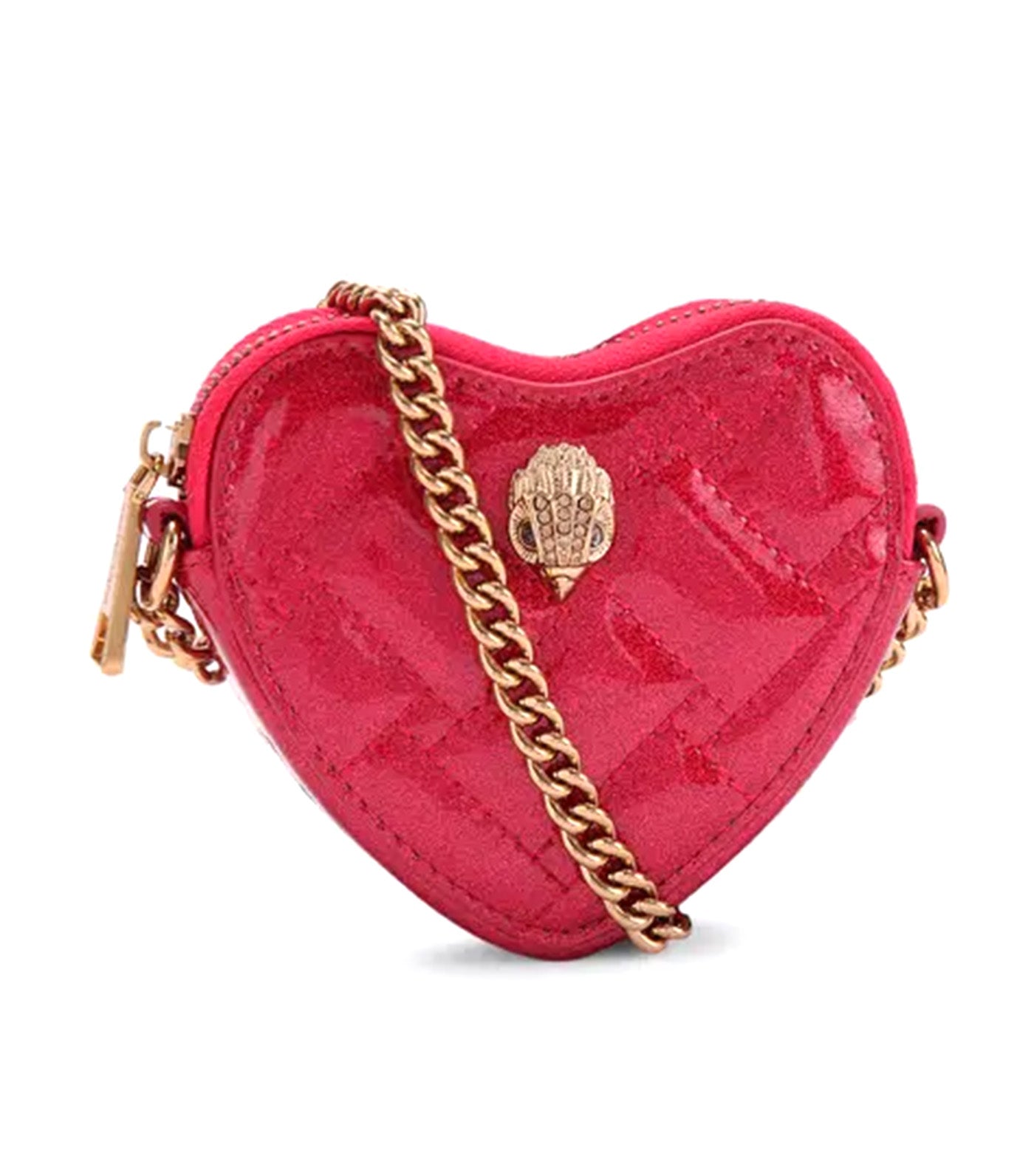Kurt Geiger Micro Heart Cross Body Red