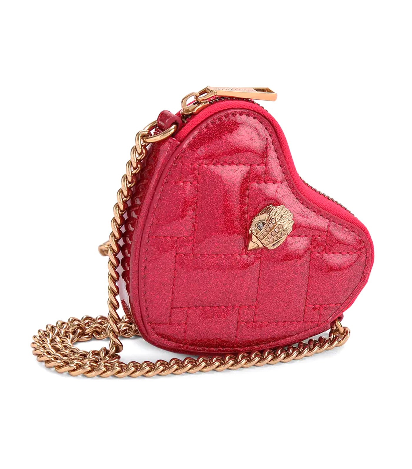 Kurt Geiger Micro Heart Cross Body Red