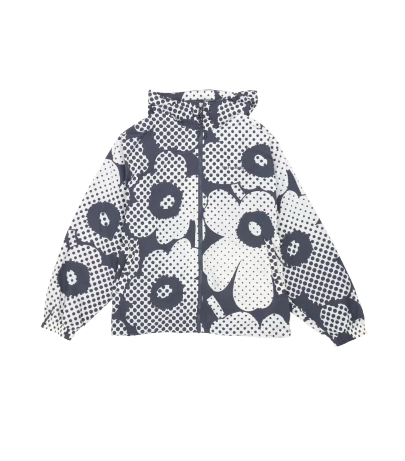Sattuma Unikko Kioski Activewear Coat Dark Gray/Off White