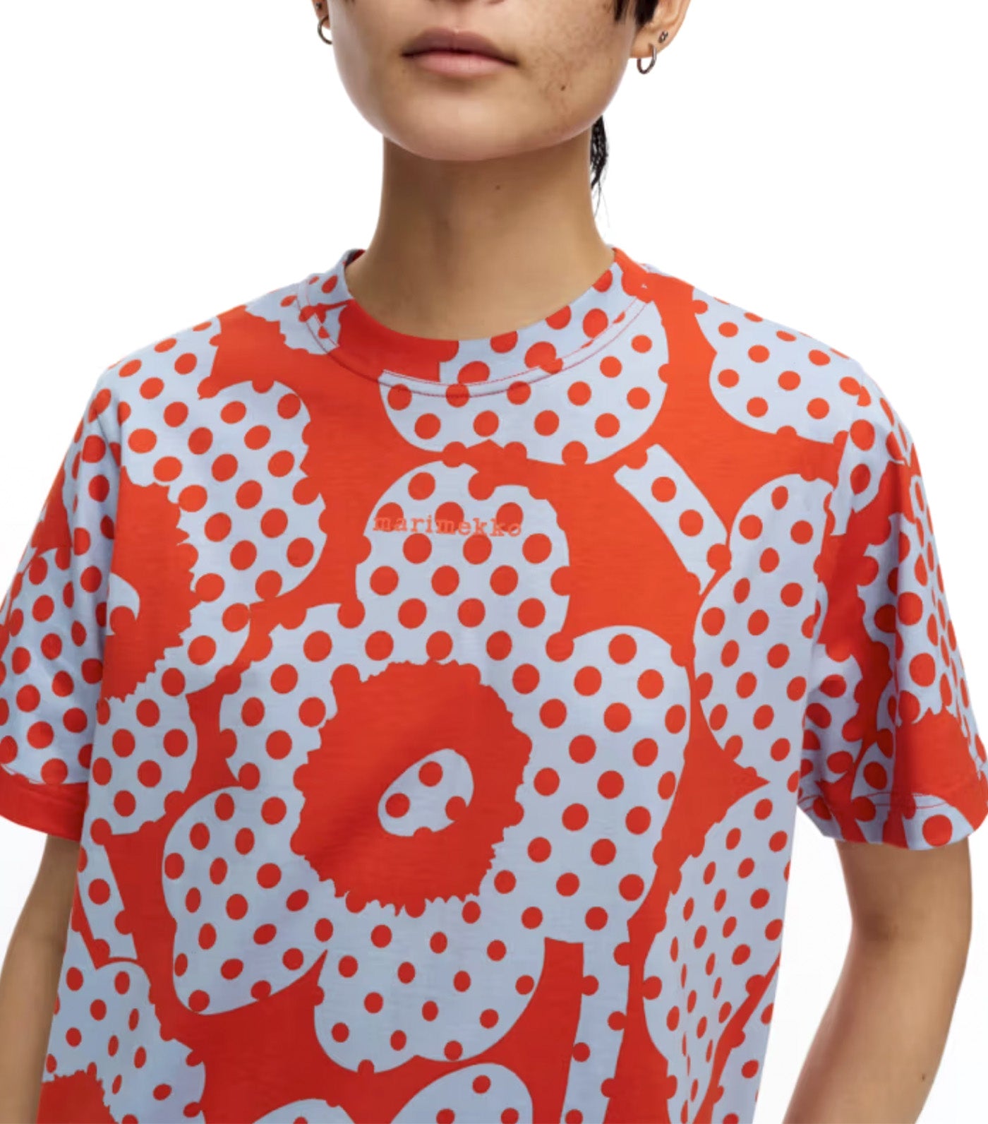 Else Unikko Kioski T-Shirt Red/Light Blue