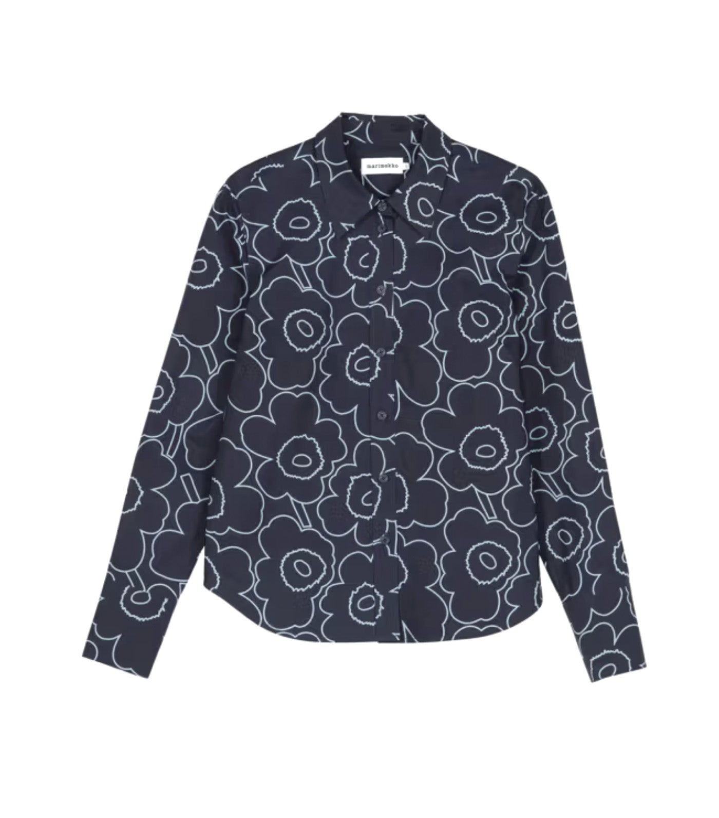 Innota Piirto Unikko Shirt Dark Blue/Light Blue