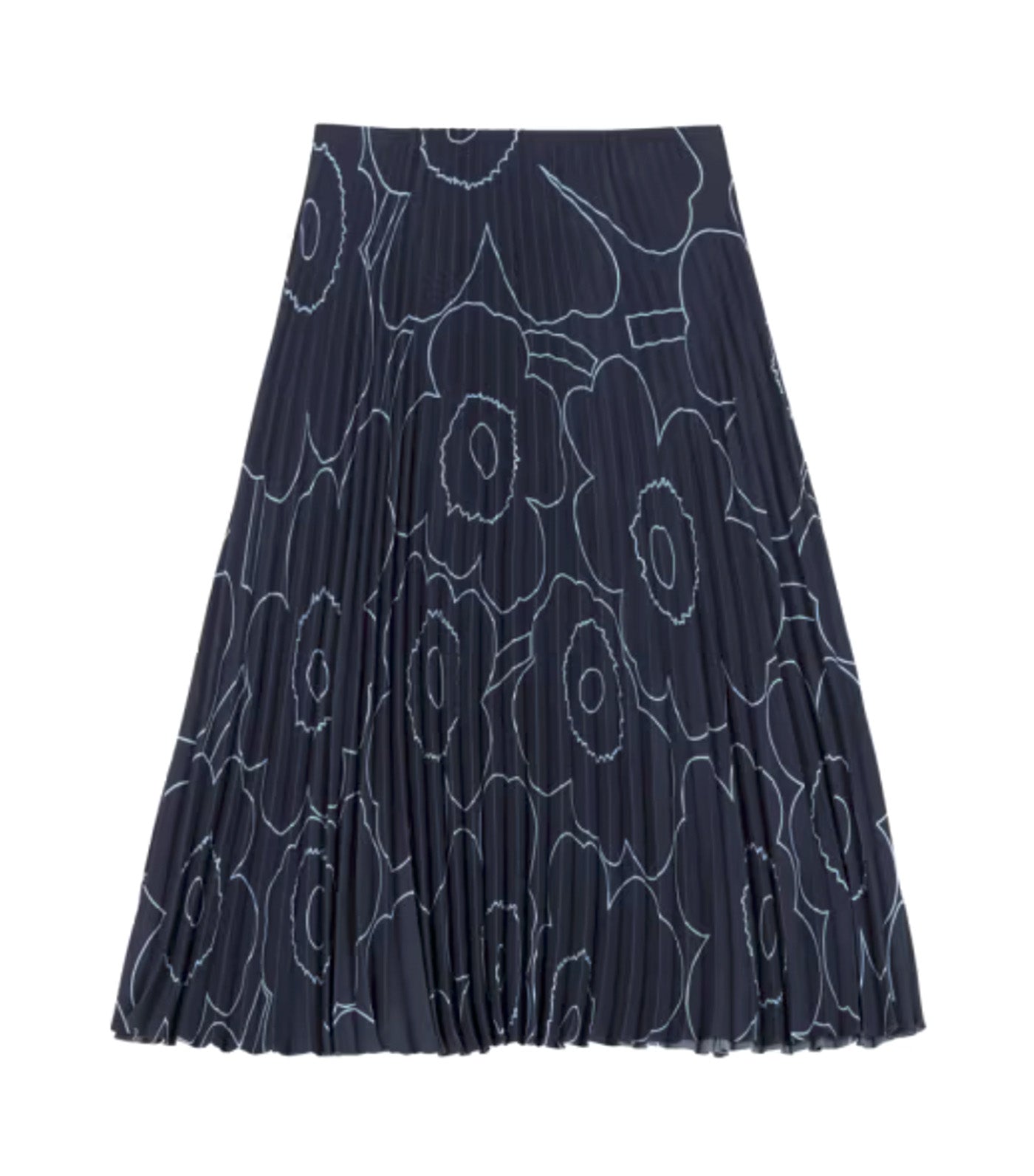 Pii Piirto Unikko Skirt Dark Blue/Light Blue
