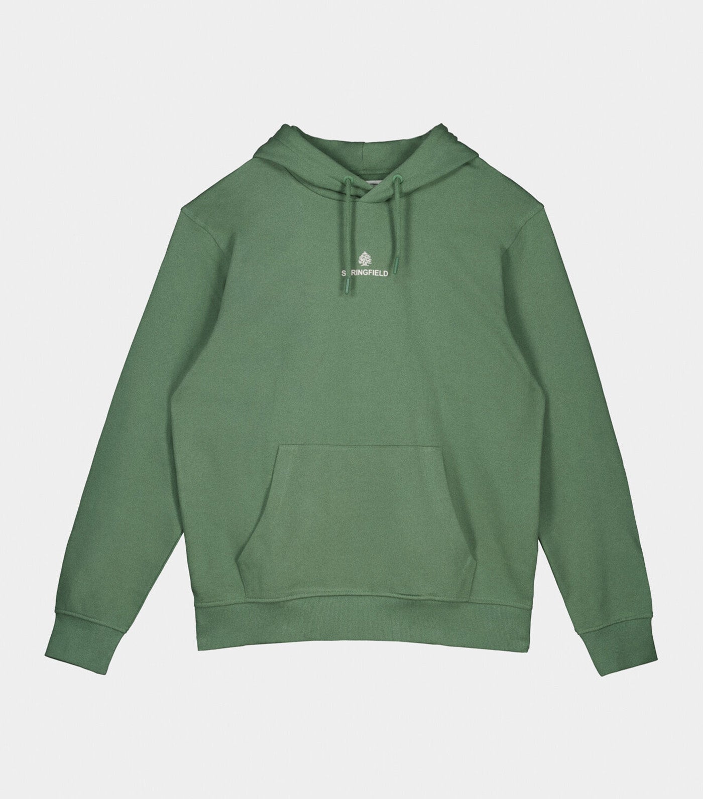 Plain Logo Hoodie Sweatshirt Green