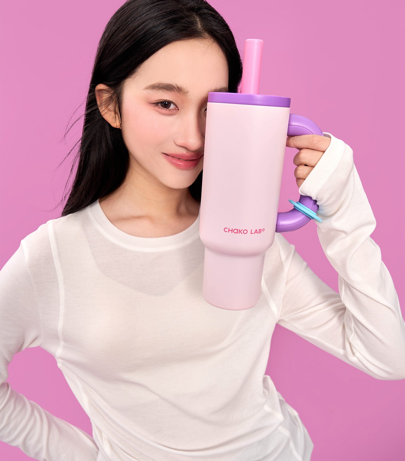 Chako Lab Bawang Ceramic Thermos Cup Grape