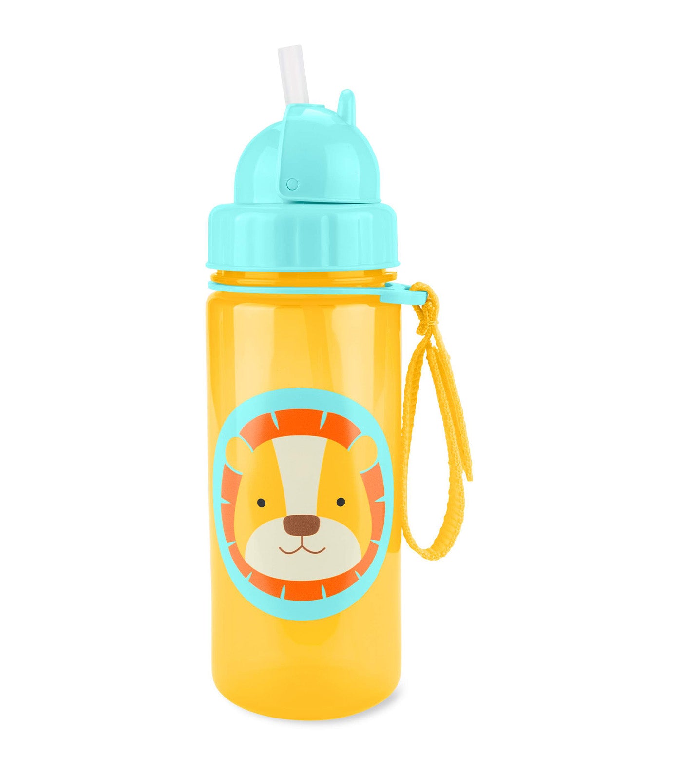 Zoo Straw Bottle 13oz. - Lion